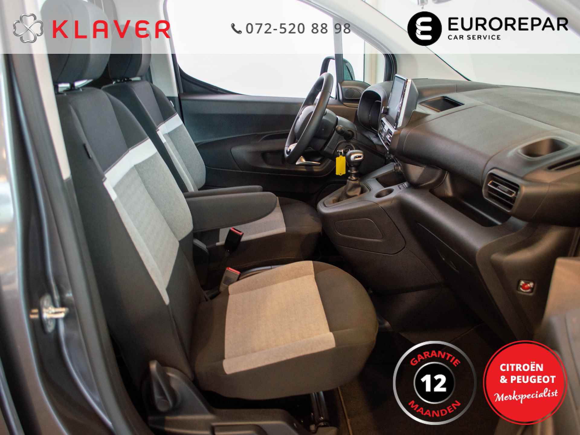 Citroen Berlingo 110PK Feel | Camera | Sensor v+a | Carplay/Android | Airco | Cru - 15/32
