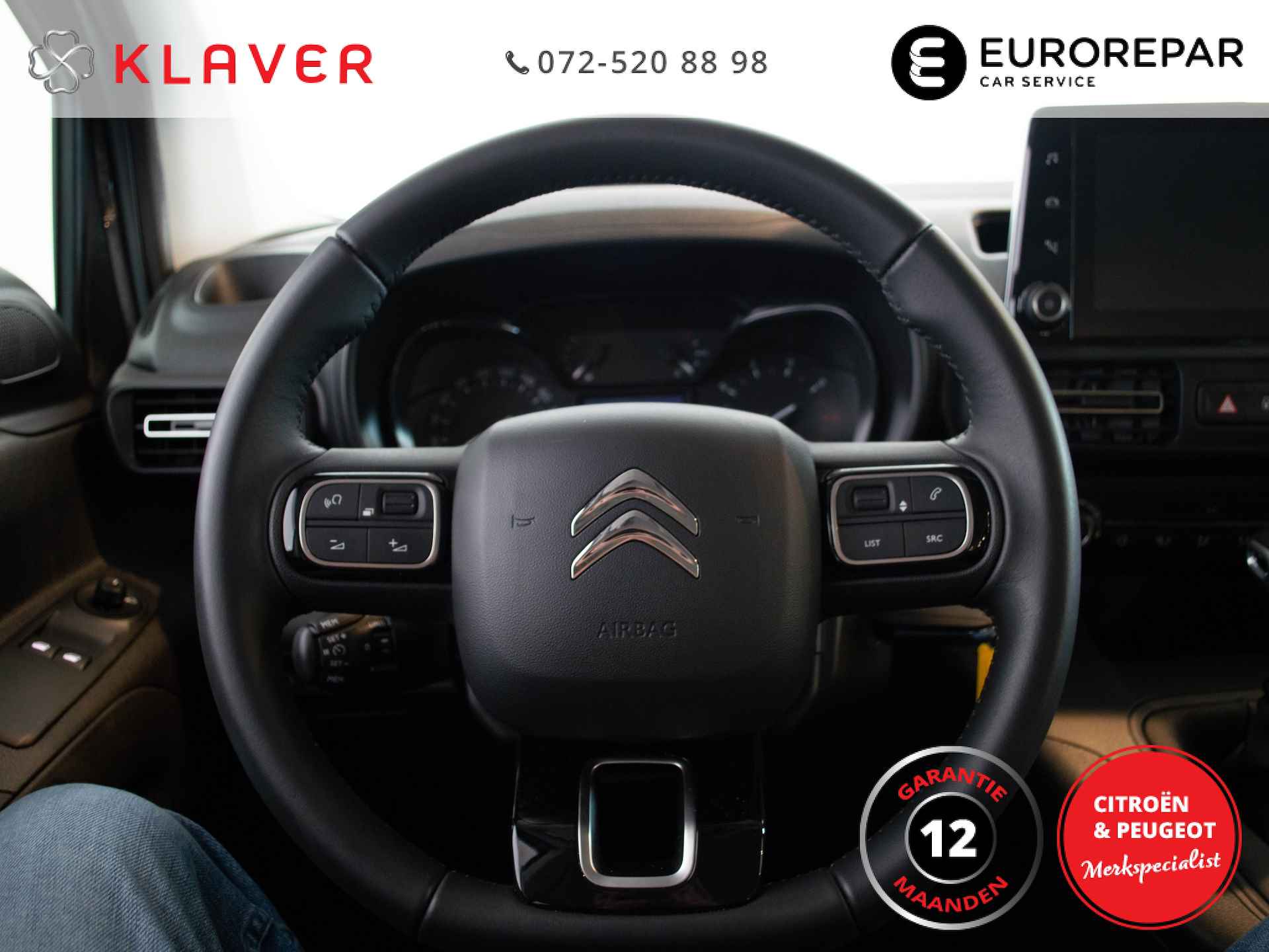 Citroen Berlingo 110PK Feel | Camera | Sensor v+a | Carplay/Android | Airco | Cru - 18/32