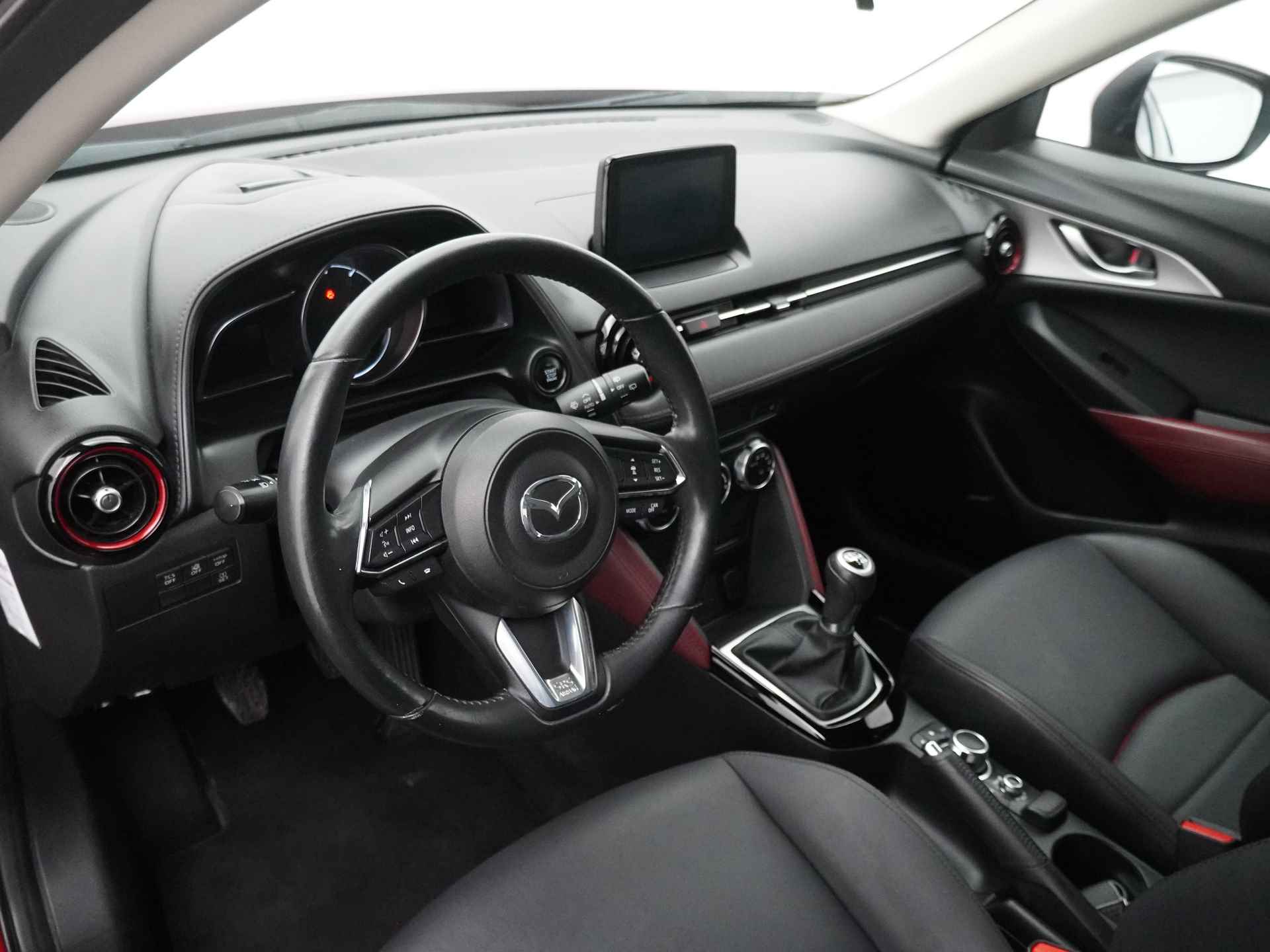 Mazda CX-3 2.0 SkyActiv-G 120 GT-M - Navigatie - Lederen bekleding - Stoel + stuurverwarming - 12 maanden BOVAG garantie - 18/50