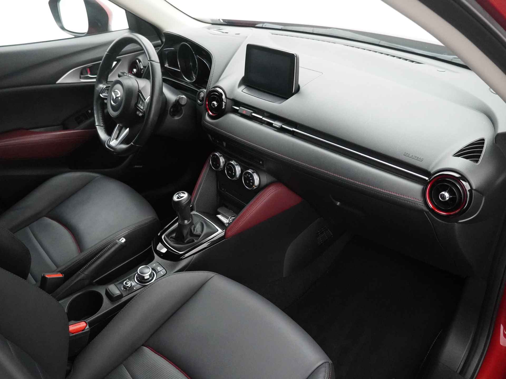 Mazda CX-3 2.0 SkyActiv-G 120 GT-M - Navigatie - Lederen bekleding - Stoel + stuurverwarming - 12 maanden BOVAG garantie - 40/50