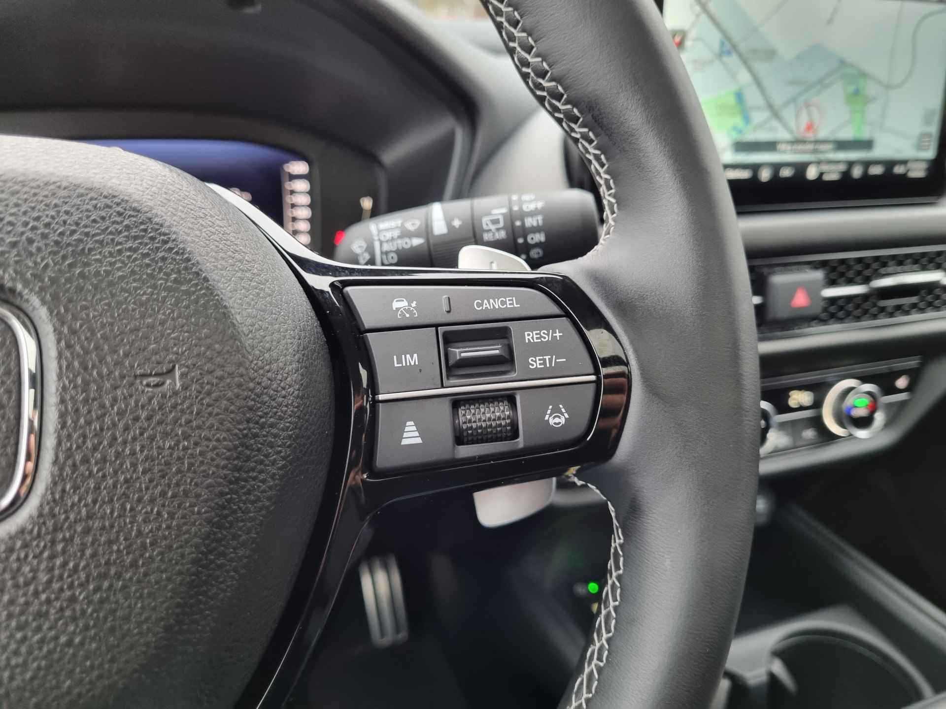Honda Zr-V 2.0 e:HEV Advance Panoramadak, Dodehoek herkenning, Leder, Head-Up display , All-in Rijklaarprijs - 17/28