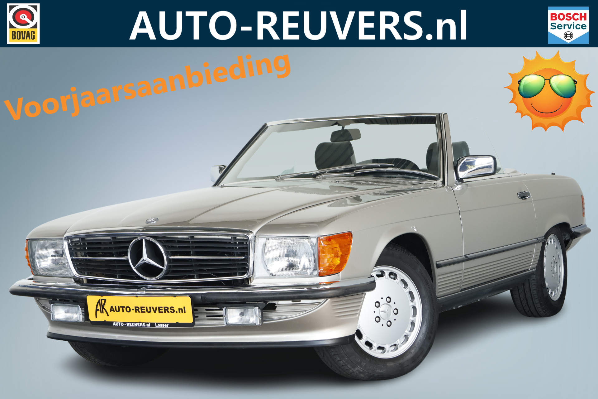 Mercedes-Benz SL-Klasse 300 SL R107 / Weinig km / Leder / Hardtop