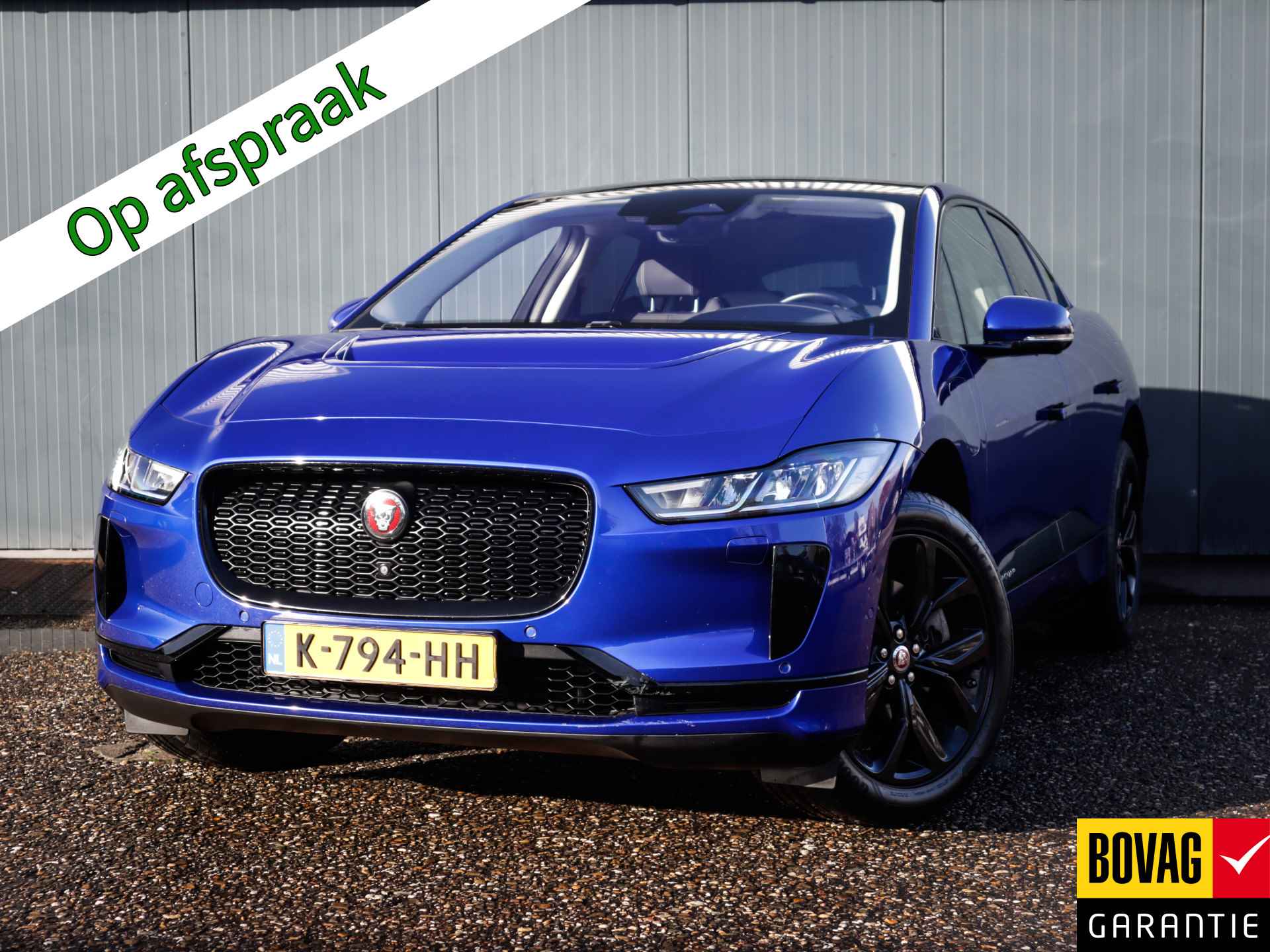 Jaguar I-PACE EV320 S Business Pack 90 kWh (320 PK) 1e-Eig, Jaguar-Dealer-Onderh, 12-Mnd-BOVAG, NL-Auto, Panoramadak, 3D-Surround-Camera, Sportstoelen, Leer, Keyless-Entry, Verwarmde-voorstoelen, Privacy-Glas - 1/44