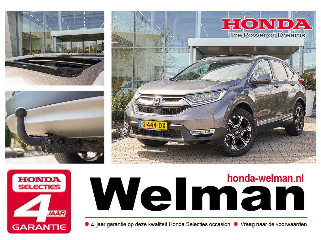 Honda CR-V 2.0i e:HEV EXECUTIVE - HYBRID - TREKHAAK - 4WD - ALL WEATHERS bij viaBOVAG.nl