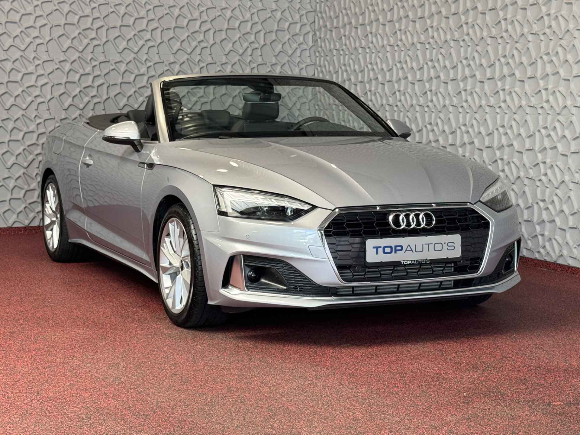 Audi A5 Cabriolet 40 TFSI 204 PK ADVANCED LEER NAVI CAMERA NEK/STOELVERW. ADAP.CRUISE 06/2024 80.000.- NWPRS - 75/89