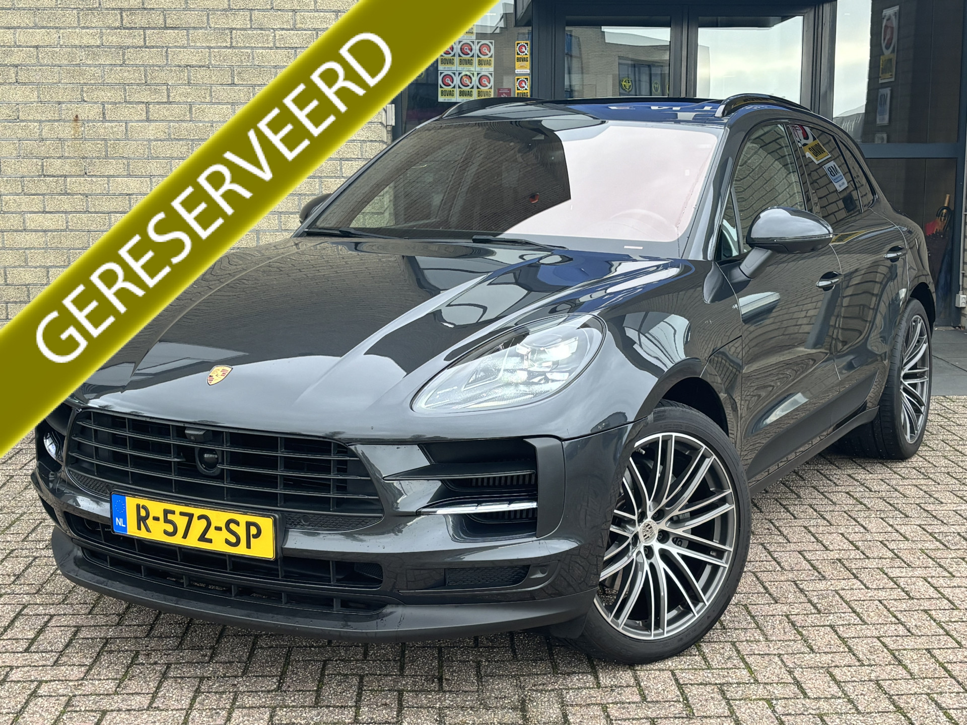 Porsche Macan 3.0 S 354 PK-PANORAMA-LUCHTVERING-STOELEN 14 VOUDIG-SURROUND VIEW-ACC-TREKHAAK-ZEER COMPLEET