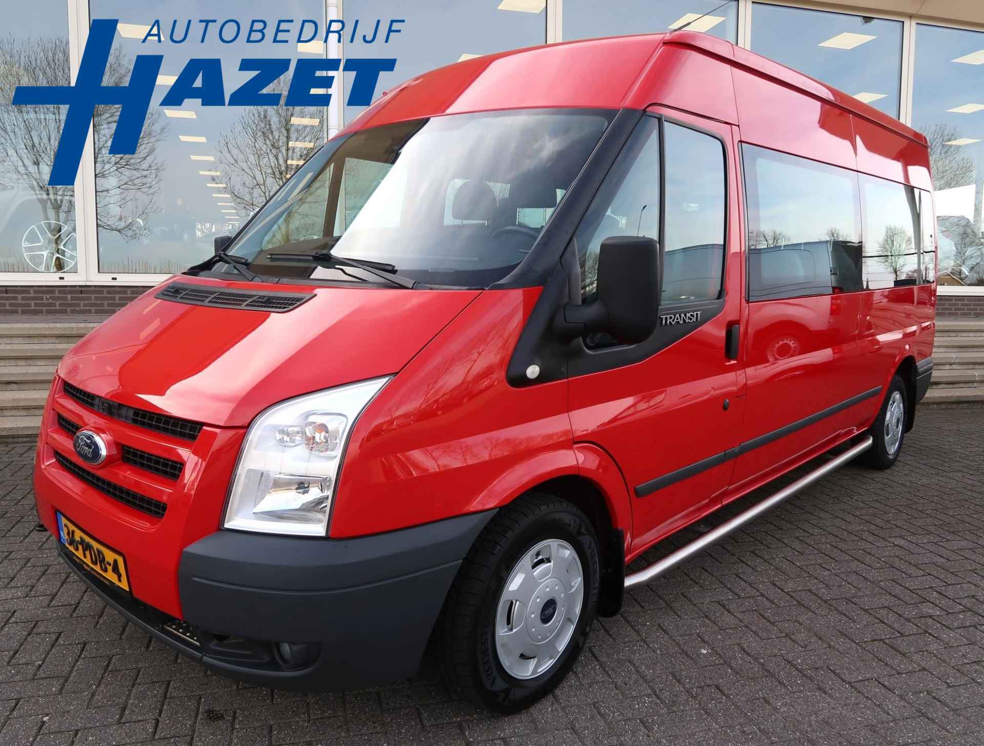 Ford Transit Kombi 300L 2.2 TDCI HD 9-PERSOONS + TREKHAAK / AIRCO / CRUISE CONTROL - 1/33