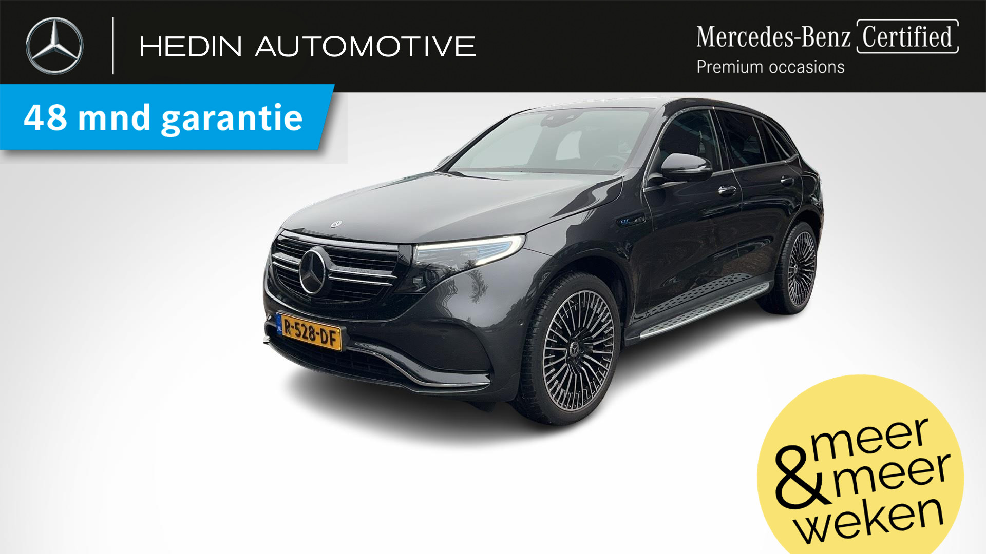 Mercedes-Benz EQC EQC 400 4MATIC AMG Line | Premium Pakket | Distronic | Schuifdak | Multibeam LED | Burmester Audio | Sfeerverlichting | 360° Camera | Parktronic