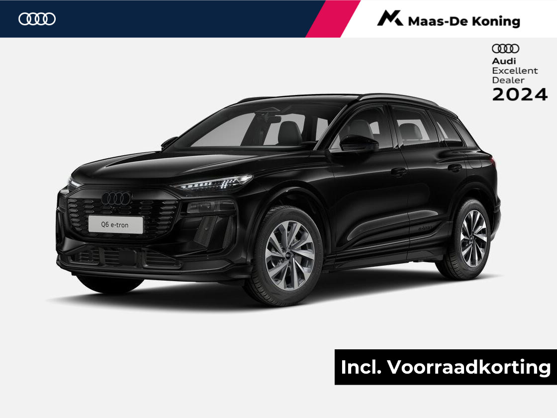 Audi Q6 e-tron Launch Edition e-tron perf 306pk · Bekleding Leder · Luchtvering · Panoramadak