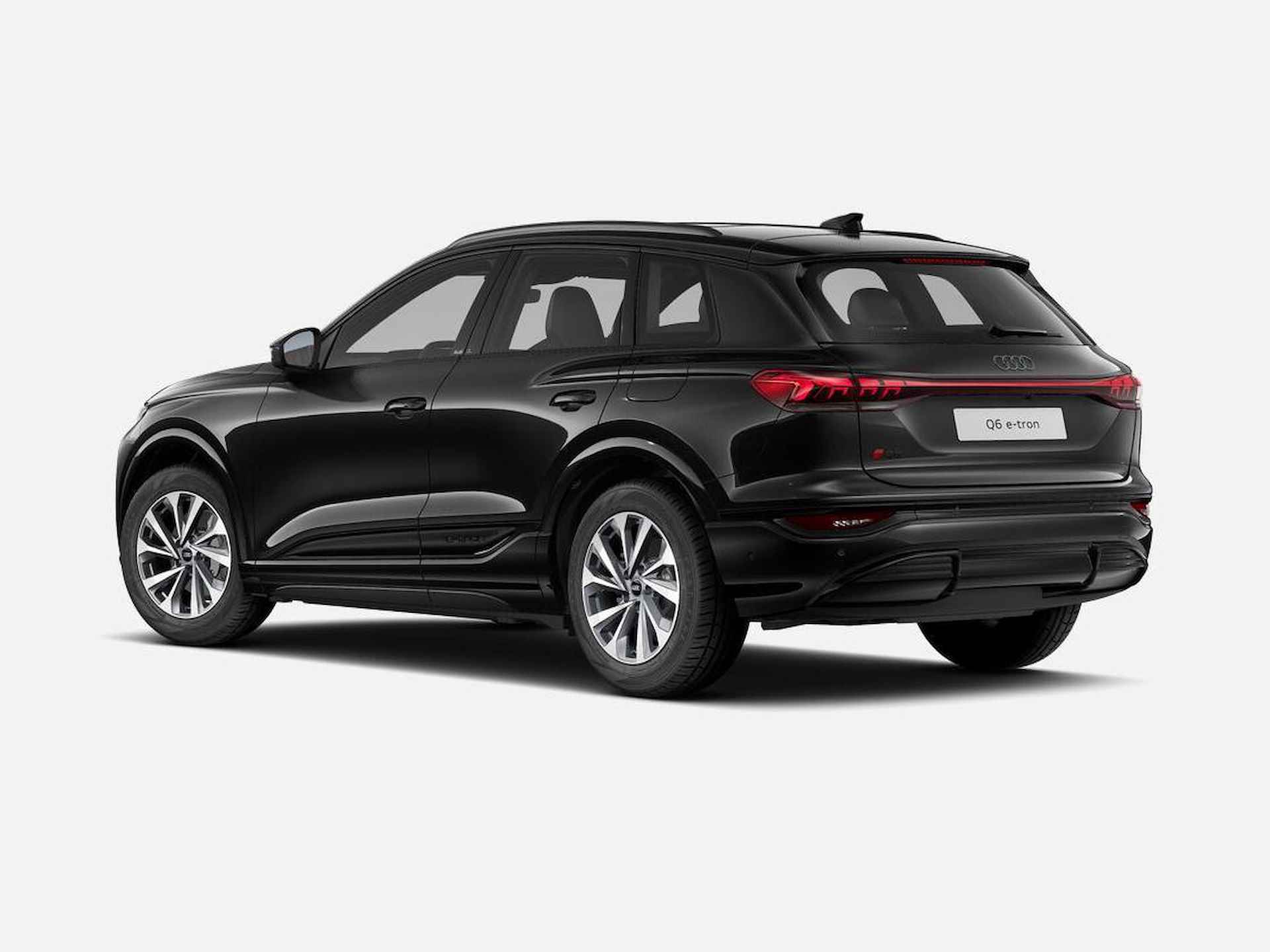 Audi Q6 e-tron Launch Edition e-tron perf 306pk · Bekleding Leder · Luchtvering · Panoramadak - 3/8