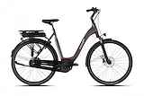 Ebike Das Original COMFORT Plus WaveActive Plus / 400 Wh / Intuvia / Dames Titan Grey - Black - Red Matt 56cm 2024