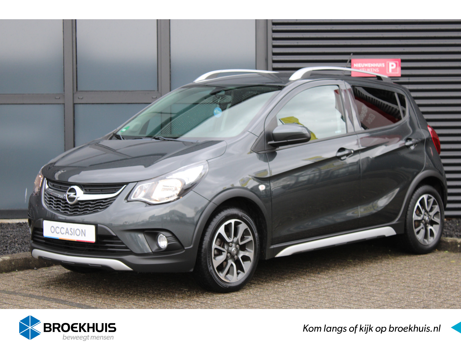 Opel KARL 1.0 5drs ROCKS Online Edition Navigatie / Park Pilot / 15"LMV / Bluetooth / LED / Cruise control / CPV / Elec. Ramen ''Vraag een vrijblijvende offerte aan!"
