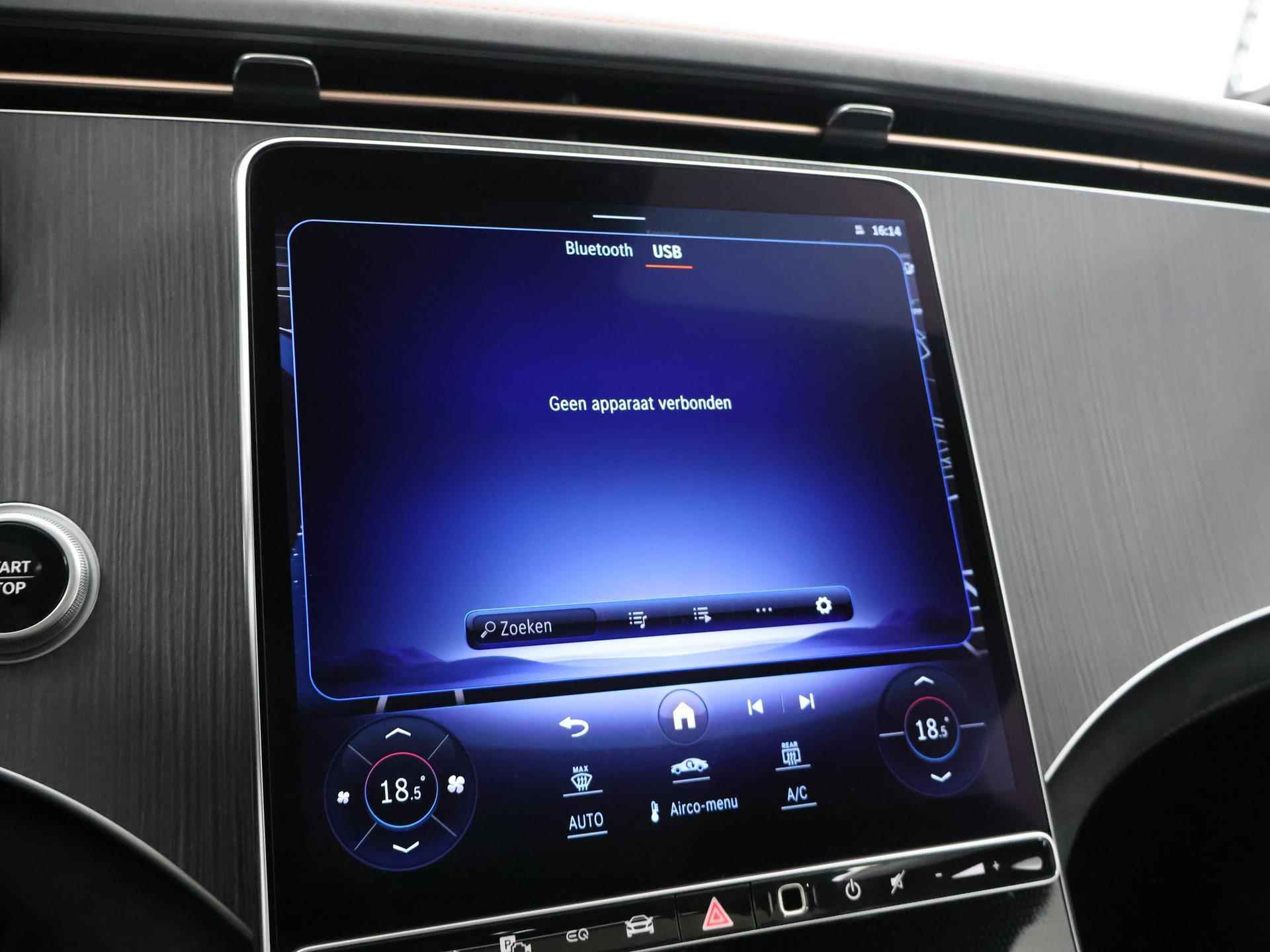 Mercedes-Benz EQE 300 AMG Line | Panorama-schuifdak | Rij-Assist | Memory Zetels | Sfeerverlichting | Burmester3D | Apple Carplay/Android Auto - 18/43