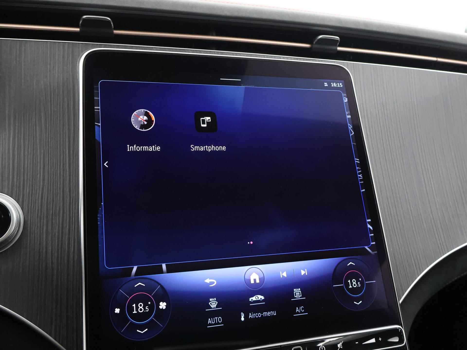 Mercedes-Benz EQE 300 AMG Line | Panorama-schuifdak | Rij-Assist | Memory Zetels | Sfeerverlichting | Burmester3D | Apple Carplay/Android Auto - 22/43