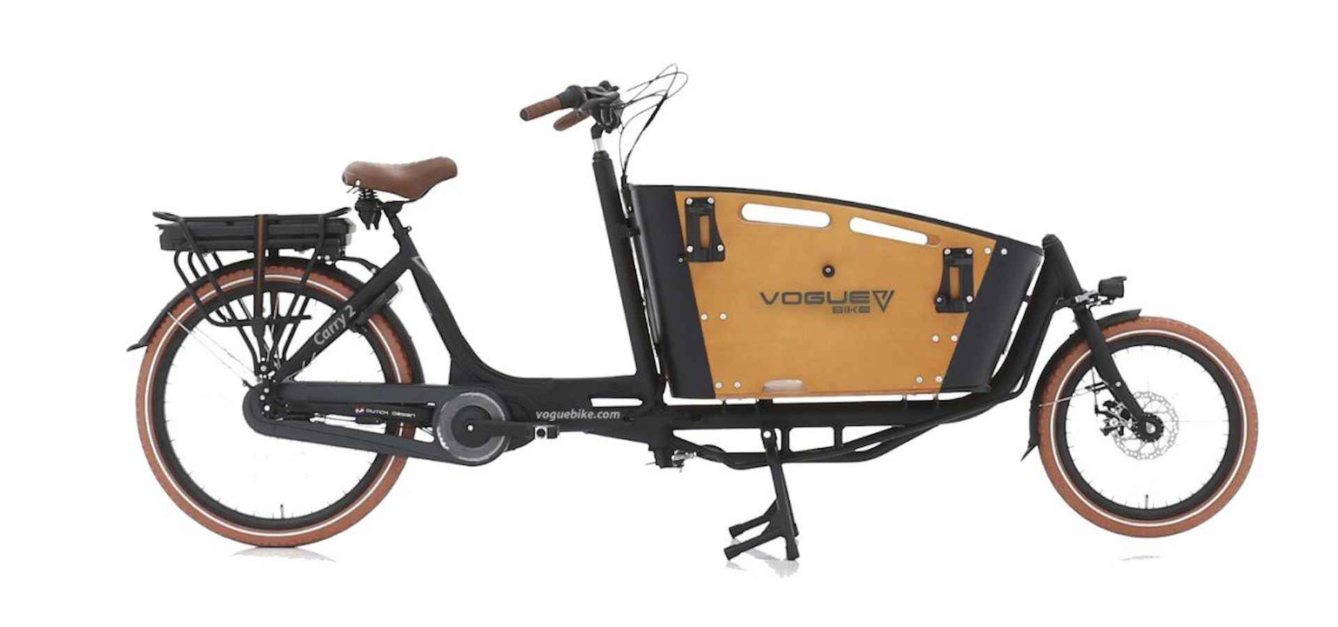 Vogue E-Cargo Carry 2 Matt Black-Brown-Black 49cm 2023 - 1/1