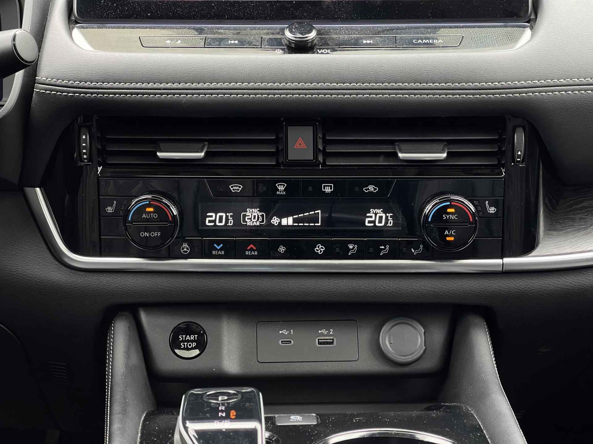Nissan X-Trail 1.5 e-4orce Tekna Plus 4WD 7p. | Panoramadak | Stuur- + Stoelverwarming | Head-Up Display | BOSE Audio | Nappa Leder | Geheugenstoel | Rijklaarprijs! - 20/32