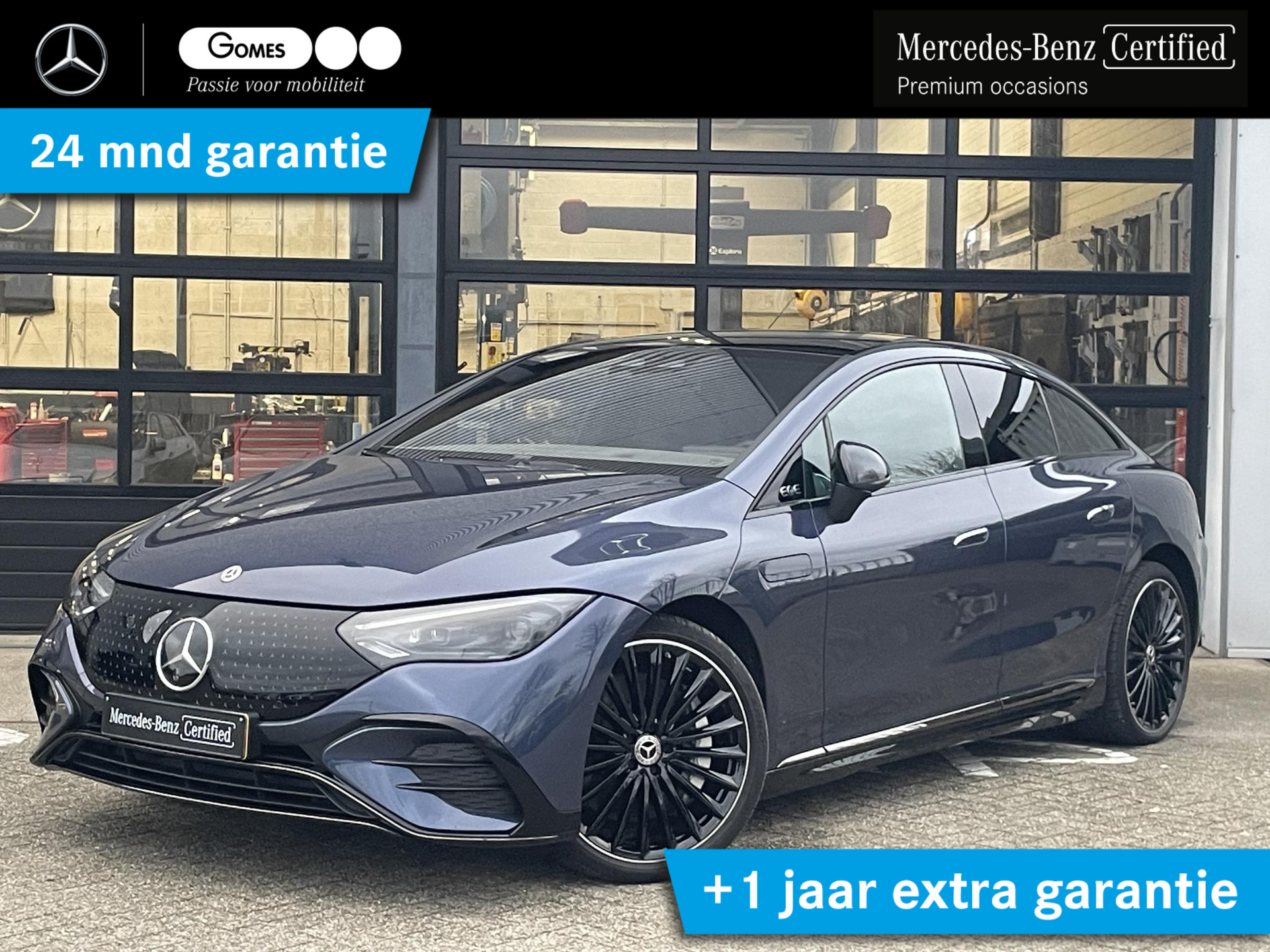 Mercedes-Benz EQE 350 AMG | Panoramdak | Night | Burmester sound | memory stoelen bij viaBOVAG.nl