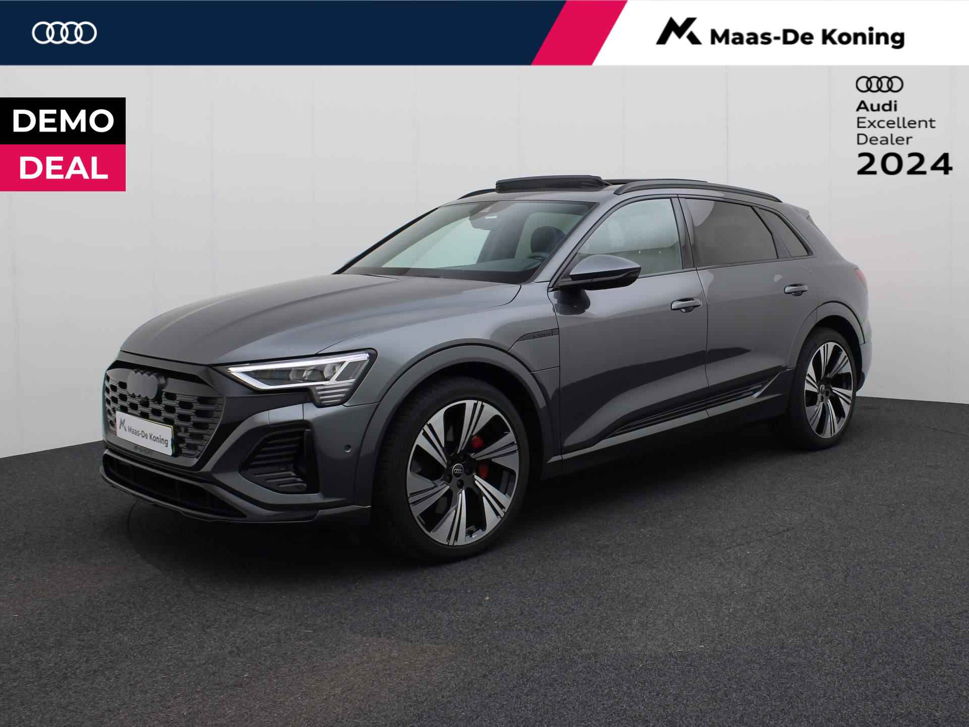 Audi Q8 e-tron 55 quattro S Edition 115 kWh/408PK · Panoramadak · Velgen 22" · Achteruitrijcamera · - 1/40