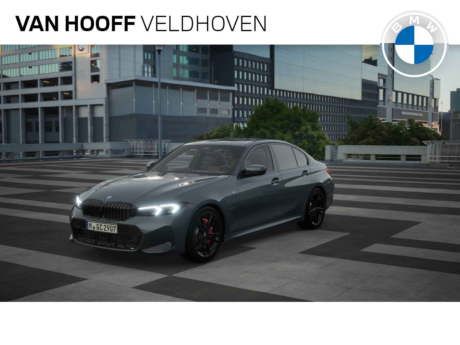 BMW 3-serie 320e High Executive M Sport Automaat / Schuif-kanteldak / Sportstoelen / Parking Assistant Plus / Adaptief M Onderstel / Adaptieve LED / Comfort Access / Harman Kardon - 1/11