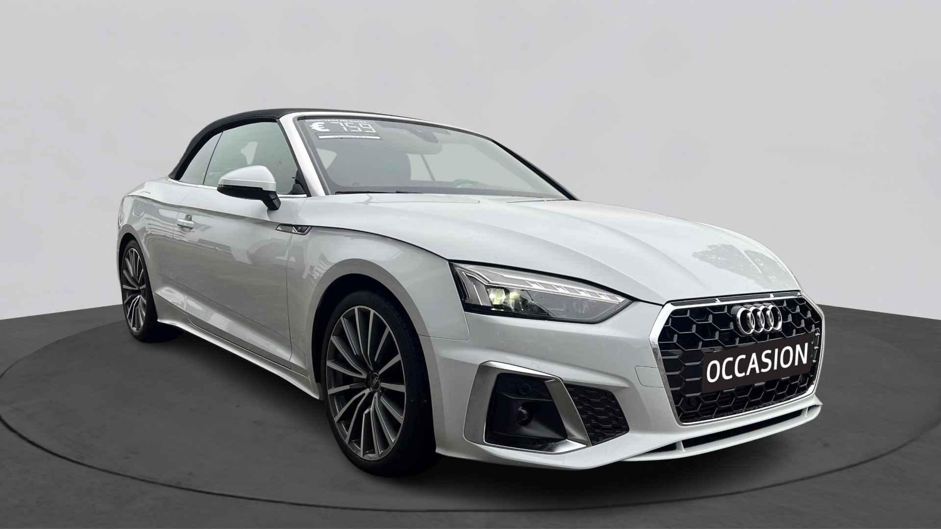 Audi A5 Cabriolet 40 TFSI S edition | 204PK | Parkeerhulp + | 19" LMV | Stoel+Nekverwarming | Leder | - 3/37