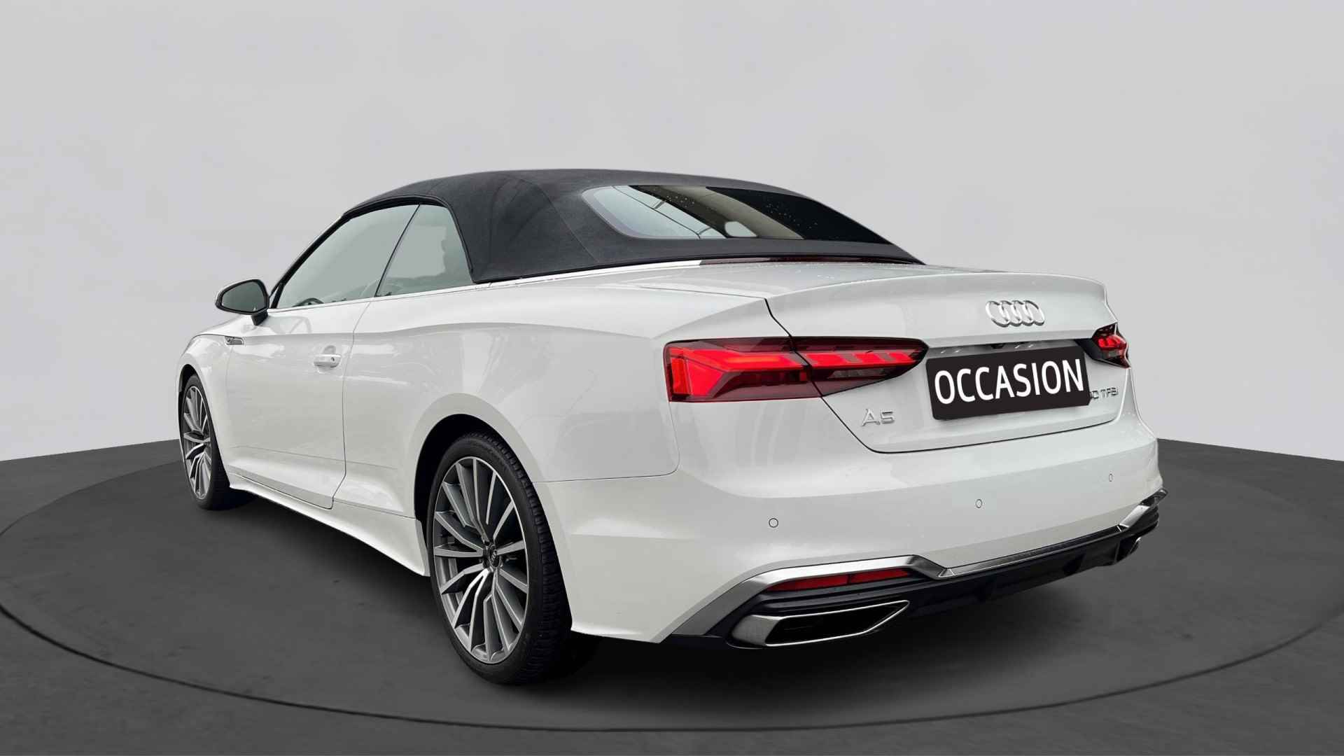 Audi A5 Cabriolet 40 TFSI S edition | 204PK | Parkeerhulp + | 19" LMV | Stoel+Nekverwarming | Leder | - 9/37