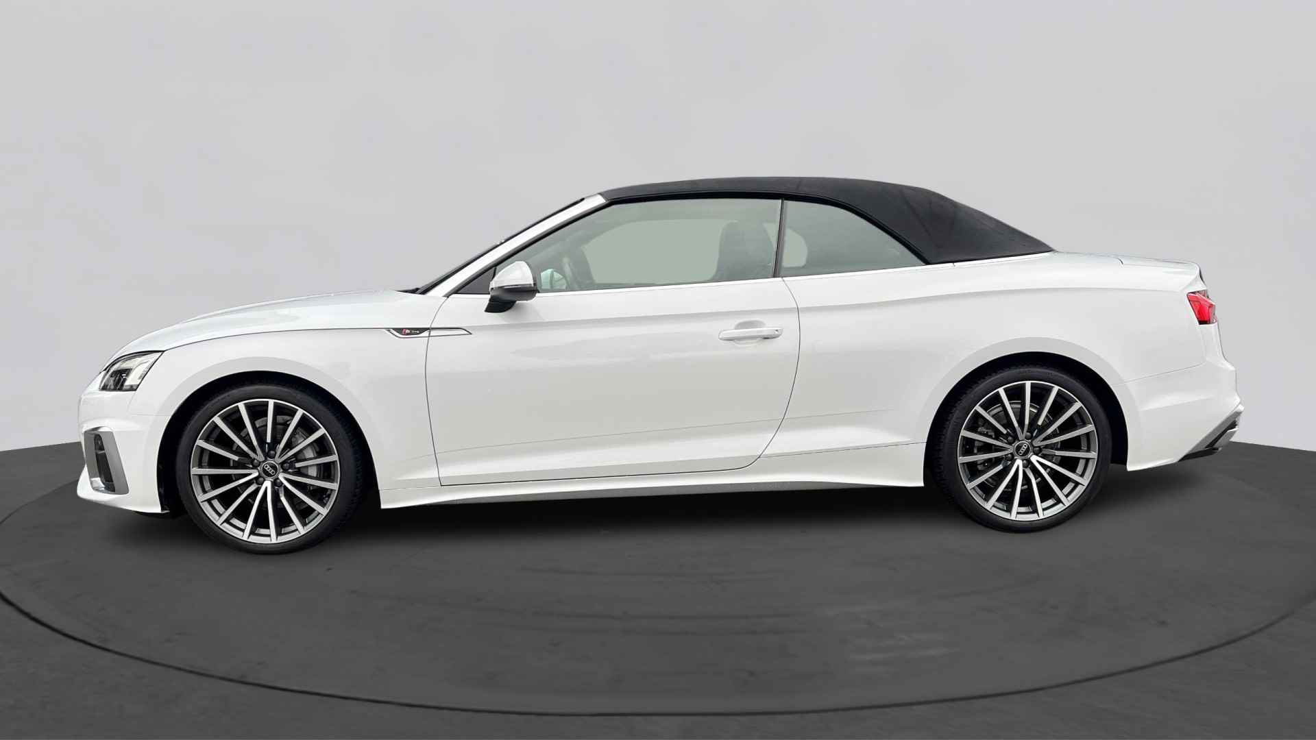 Audi A5 Cabriolet 40 TFSI S edition | 204PK | Parkeerhulp + | 19" LMV | Stoel+Nekverwarming | Leder | - 10/37