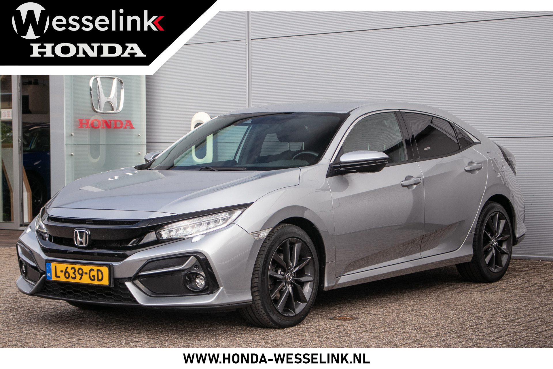 Honda Civic 1.0 i-VTEC Elegance automaat All-in rijklaarprijs | Nav | Ad. Cruise | Cam | Dealerond. | 1ste eigenaar