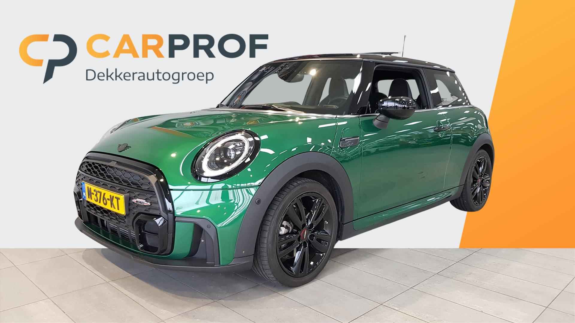 MINI Cooper 136 pk JCW | Panorama | Leder + Alcantara | Groen - 1/42