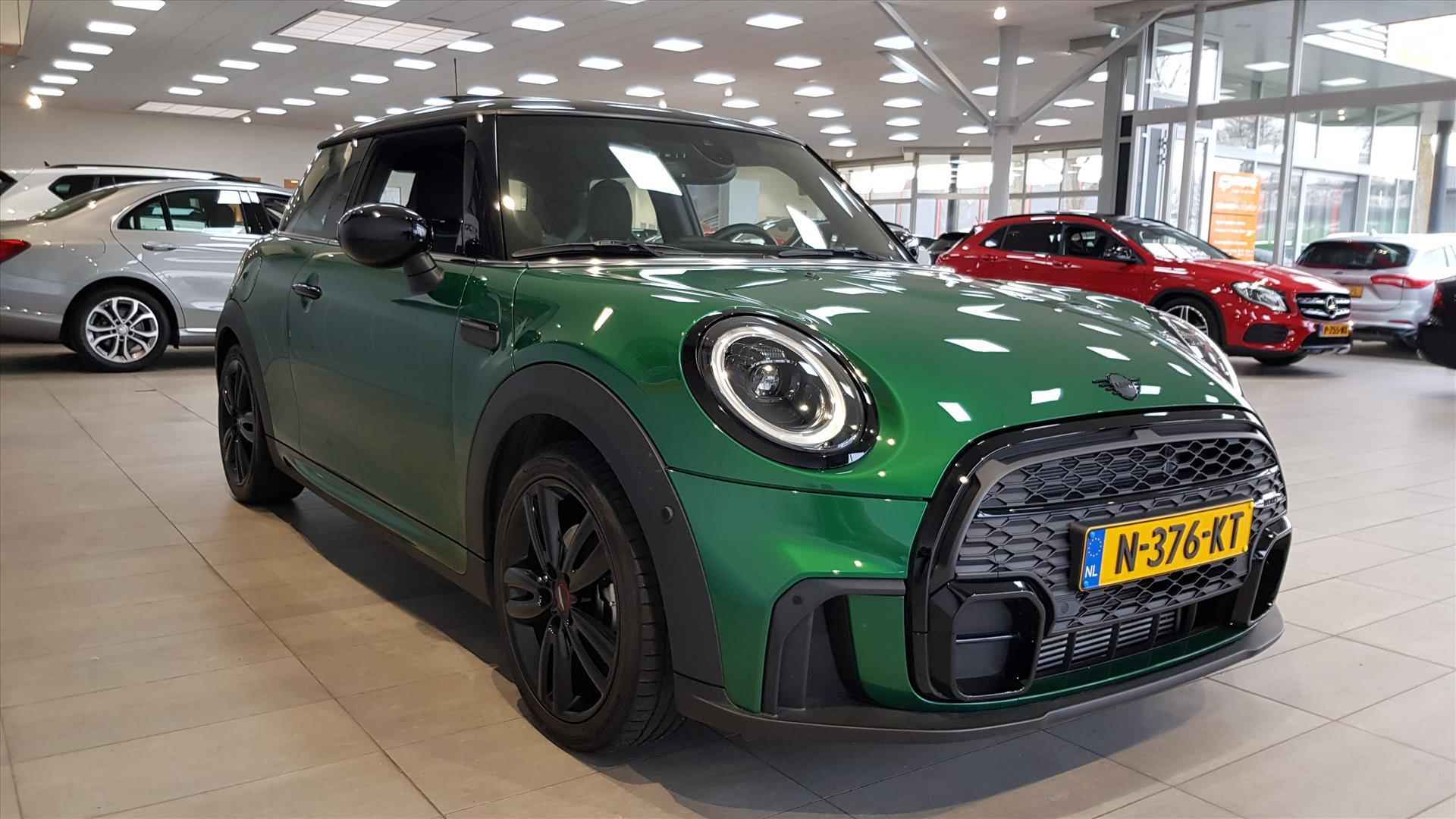 MINI Cooper 136 pk JCW | Panorama | Leder + Alcantara | Groen - 6/42