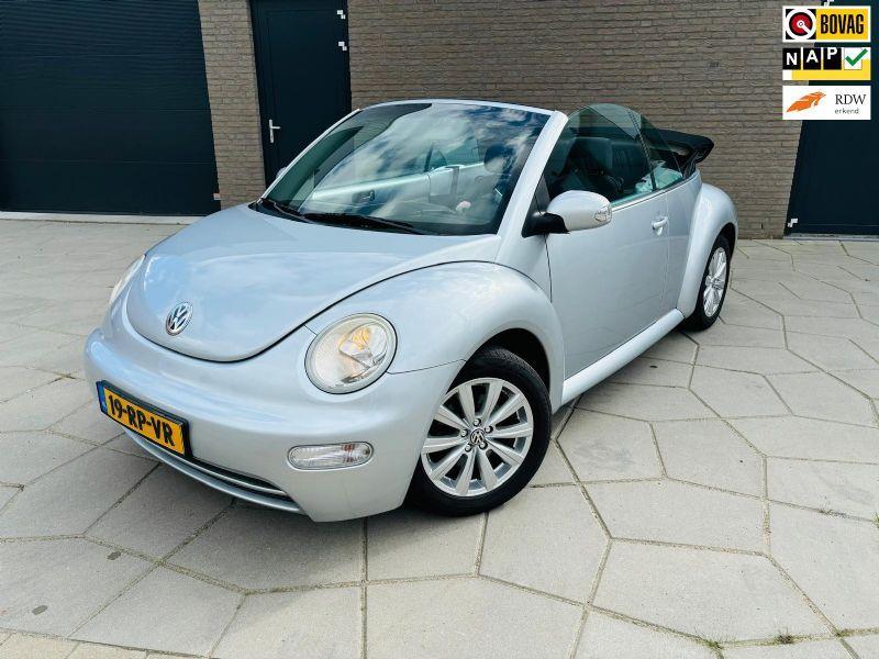 Volkswagen New Beetle Cabriolet 1.6 Turijn Comfort | Airco |een hele mooie en echte Beetle Cabrio dealer onderhouden