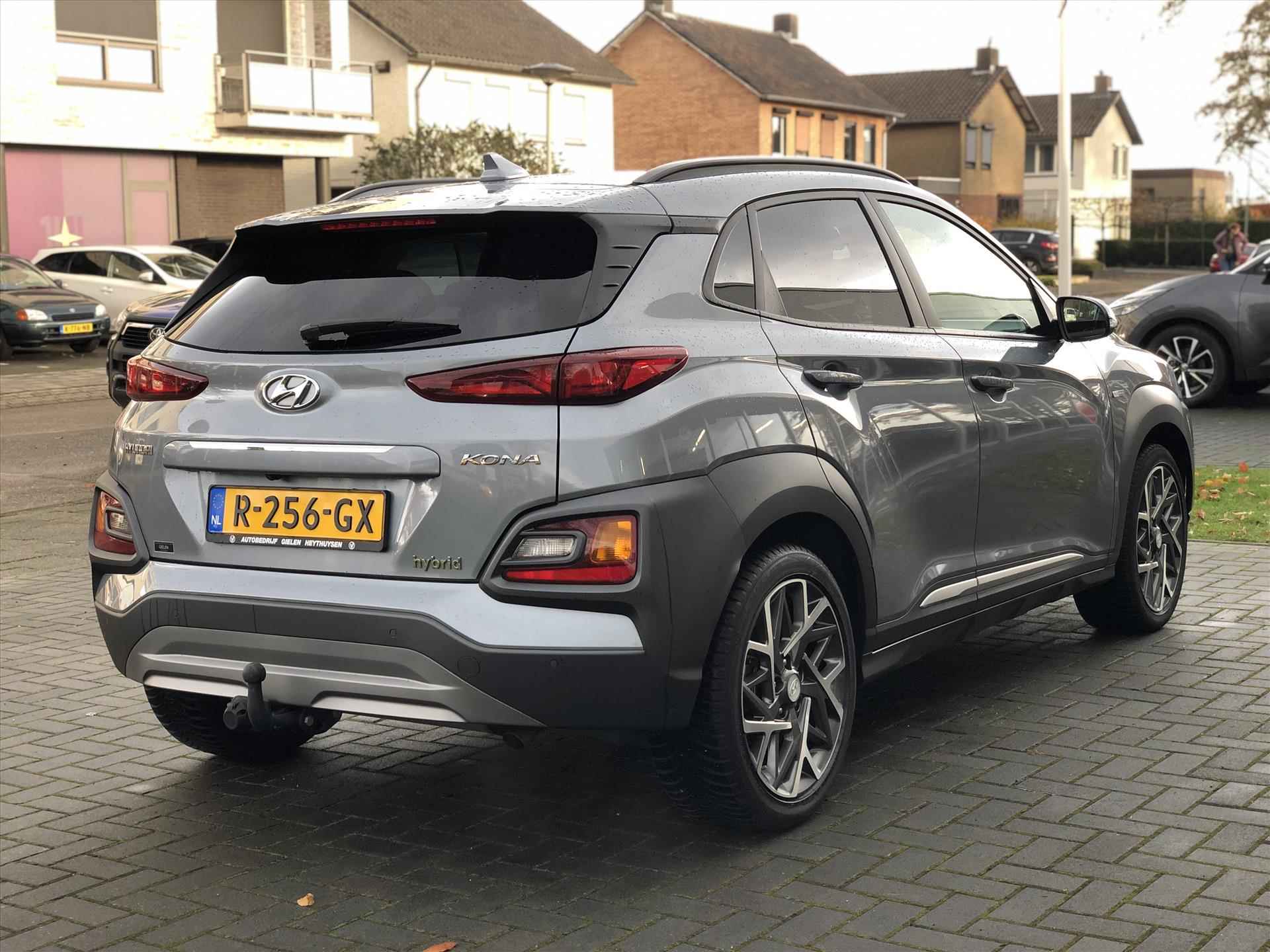 Hyundai Kona 1.6 GDI HEV Fashion | Trekhaak, Half leer, Stoel + Stuurverwarming, Navigatie, Carplay, Privacy Glass, Weinig KM,1.300KG Trekgewicht - 5/39