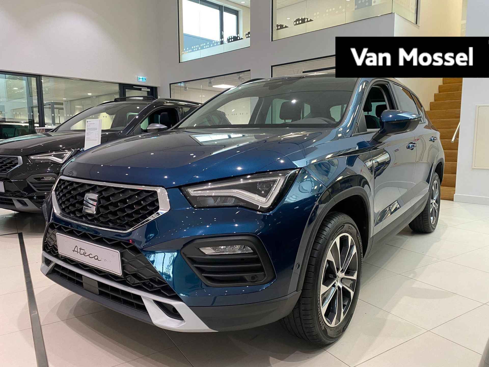 SEAT Ateca 1.5 TSI Style Business Intense 150 PK | LED Koplampen | Navigatie | Climate Control | Achteruitrijcamera | Stoelverwarming | Adaptive Cruise control | Parkeersensoren | Apple Carplay/Android Auto | Privacy Glass | Lichtmetalen velgen | - 1/17