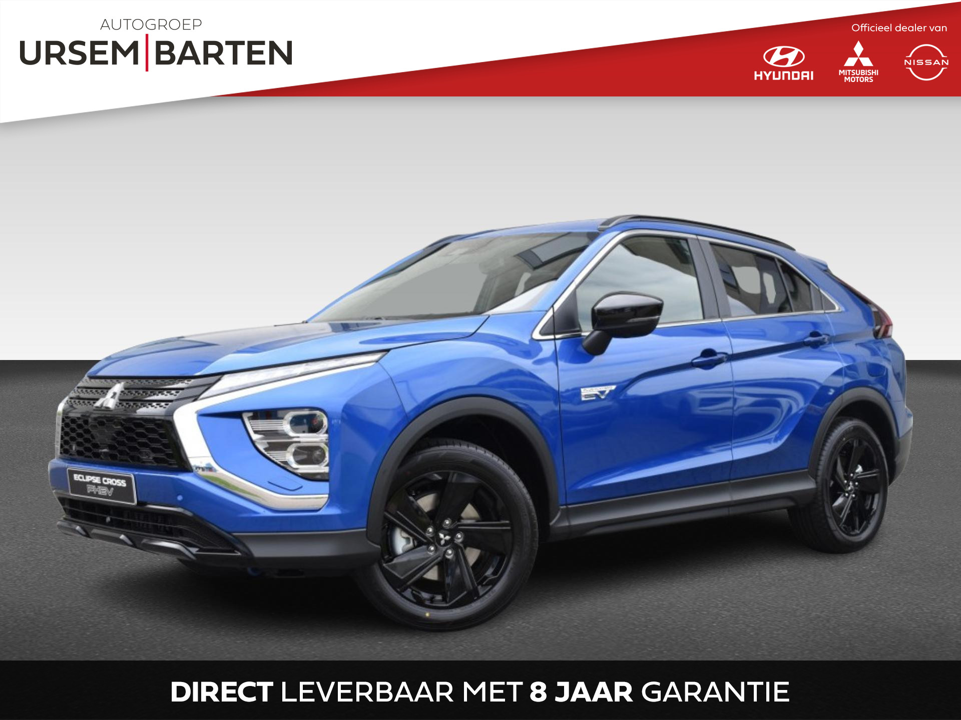 Mitsubishi Eclipse Cross 2.4 PHEV Black Edition | Van € 47.430,- voor € 39.430,-