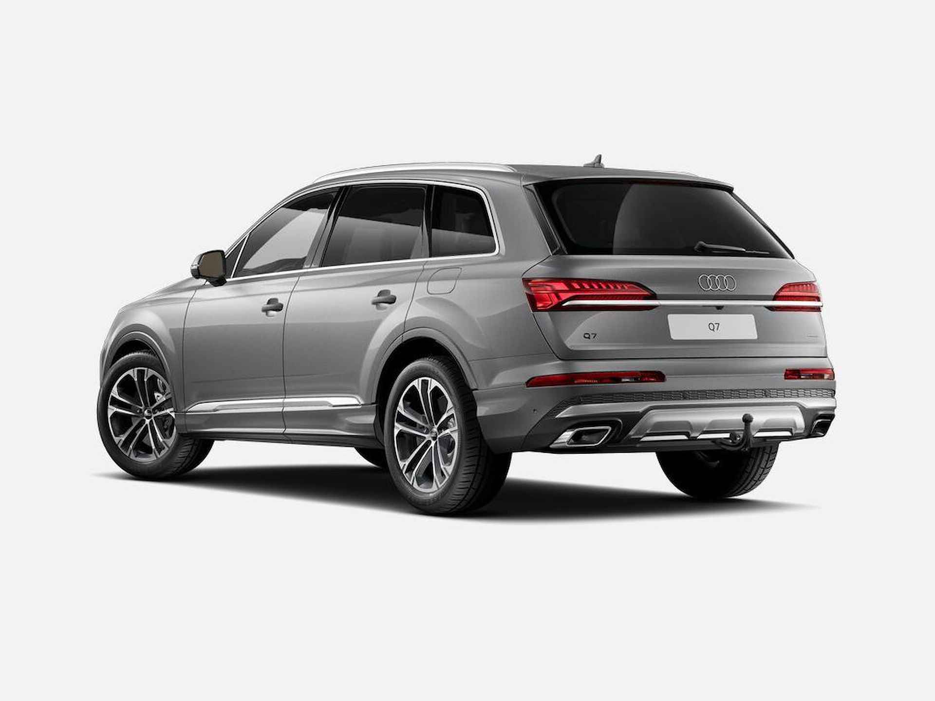 Audi Q7 Pro Line Advanced 55 TFSI e 290 kW / 394 pk SUV 8 Audi Q7 55 TFSI e quattro Pro Line Advanced 394 PK · Assist. pakket parking plus + tour + city · Comfortsleutel · Trekhaak · Stoelverwarming voor + achter · Stoelmassage + ventilatie - 3/9