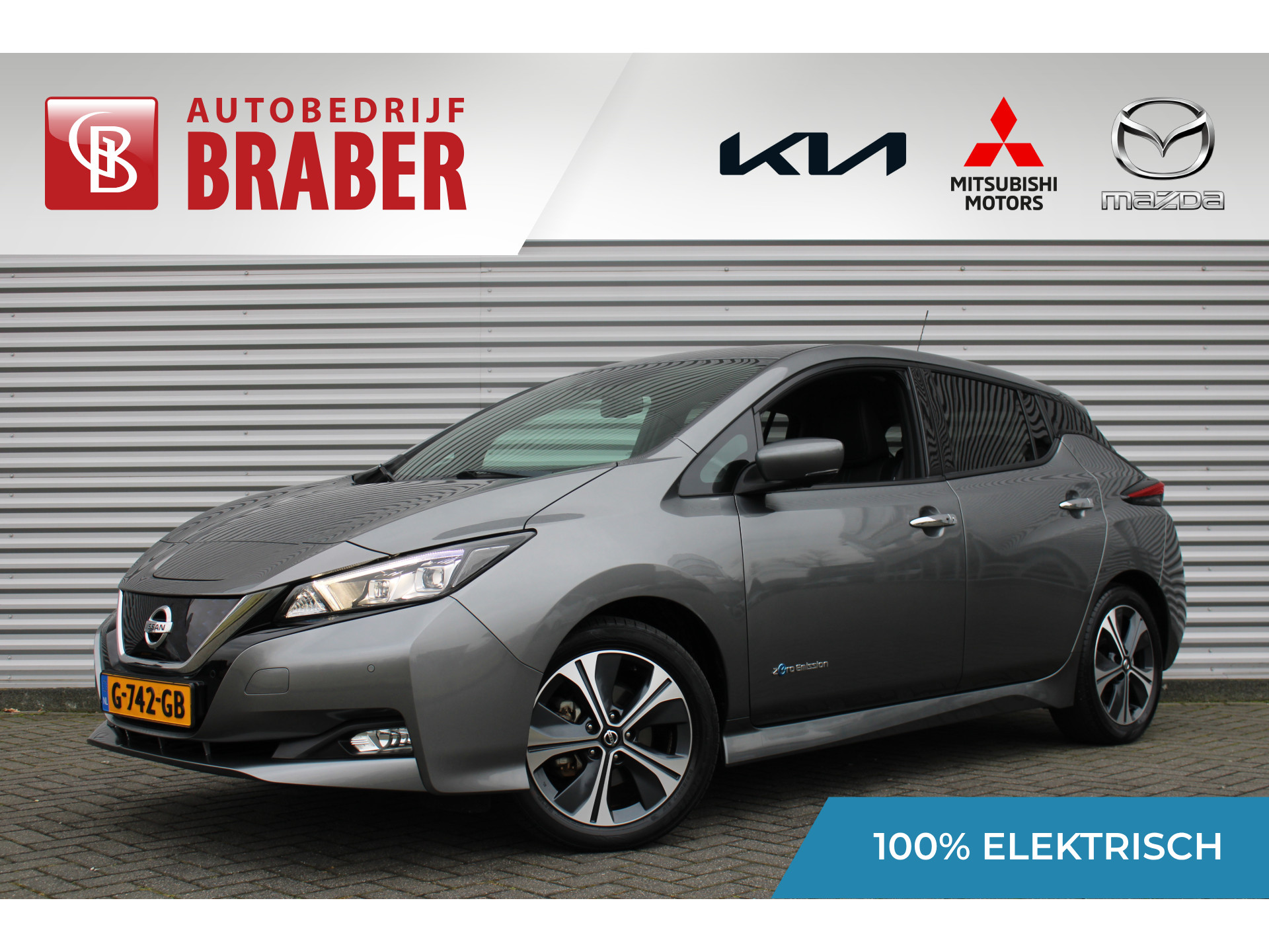 Nissan Leaf Tekna 40 kWh | Airco | Cruise | Camera | Navi | Trekhaak | PDC | bij viaBOVAG.nl
