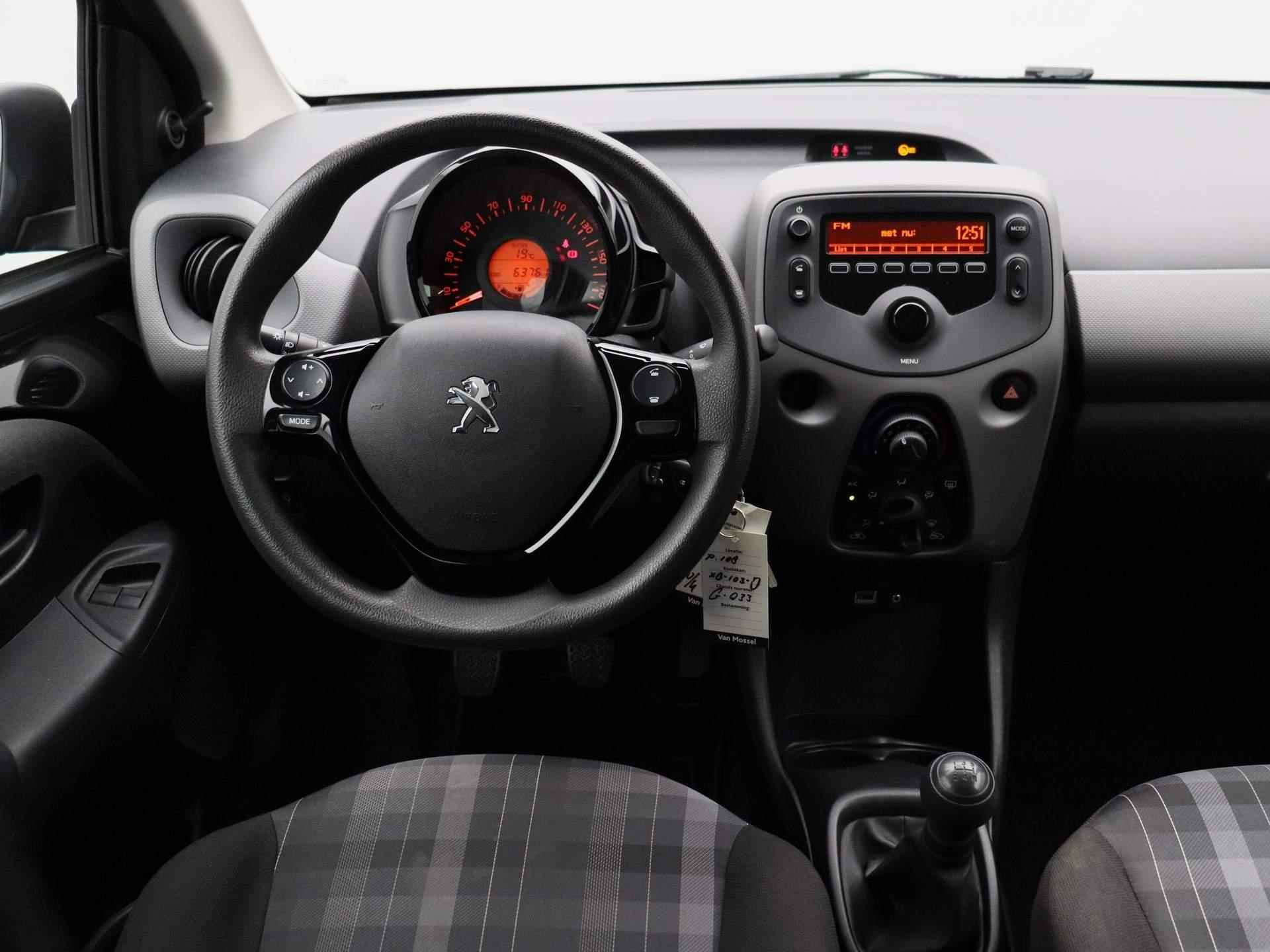 Peugeot 108 1.0 e-VTi Active | Airco | elektrische ramen | Zuinig! Hoge instap - 8/39