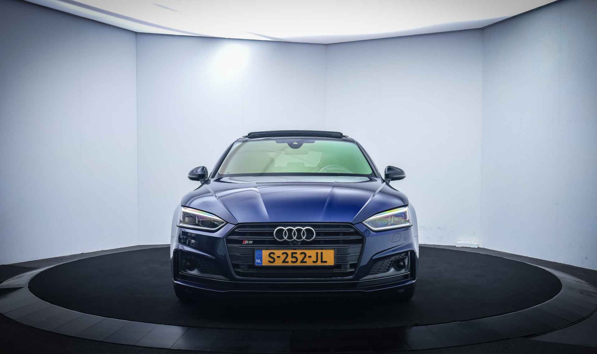 Audi S5 Sportback 3.0T S5 Quattro Pro Line Plus PANO/B&O/MEMORY/HEAD UP/360 CAM/RS ZETELS/STOELVERW V+A/ACC/CARPLAY/DAB+/BLINDSPOT/ELEK TREKH./LMV 19'' - 2/42