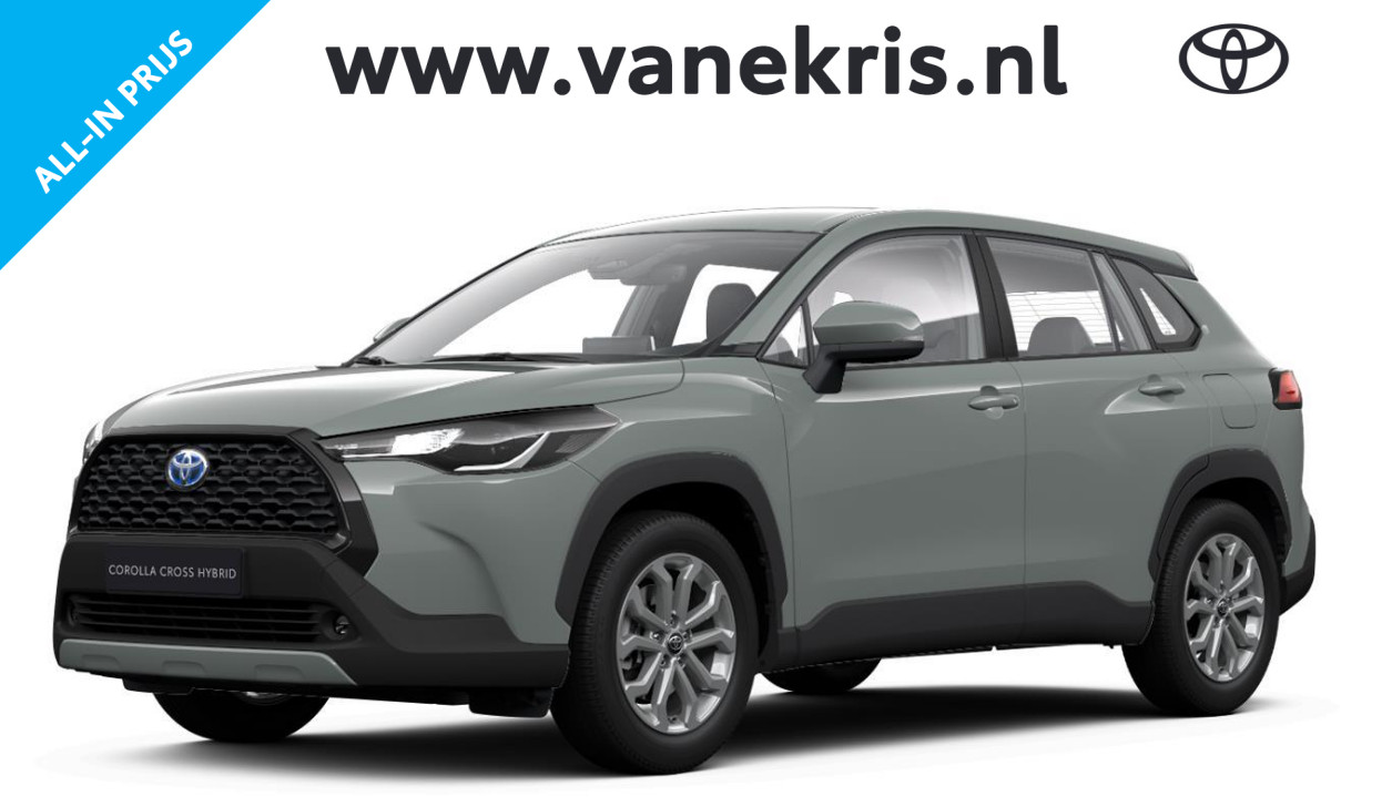 Toyota Corolla Cross 1.8 Hybrid Active, Trekhaak, Nieuw, snel leverbaar (09-2024)