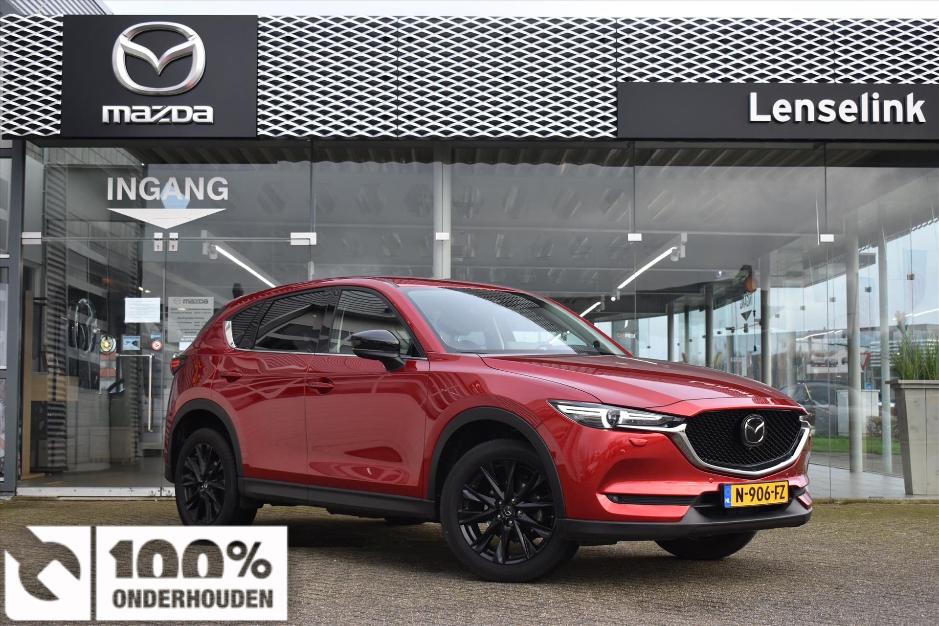 Mazda Cx-5 2.0 SKYACTIV-G 165pk Sportive | 1e Eig | Trekhaak | Dealeronderhouden | Carplay | 2.000kg trekgewicht | Incl. BOVAG garantie, beurt, APK etc..