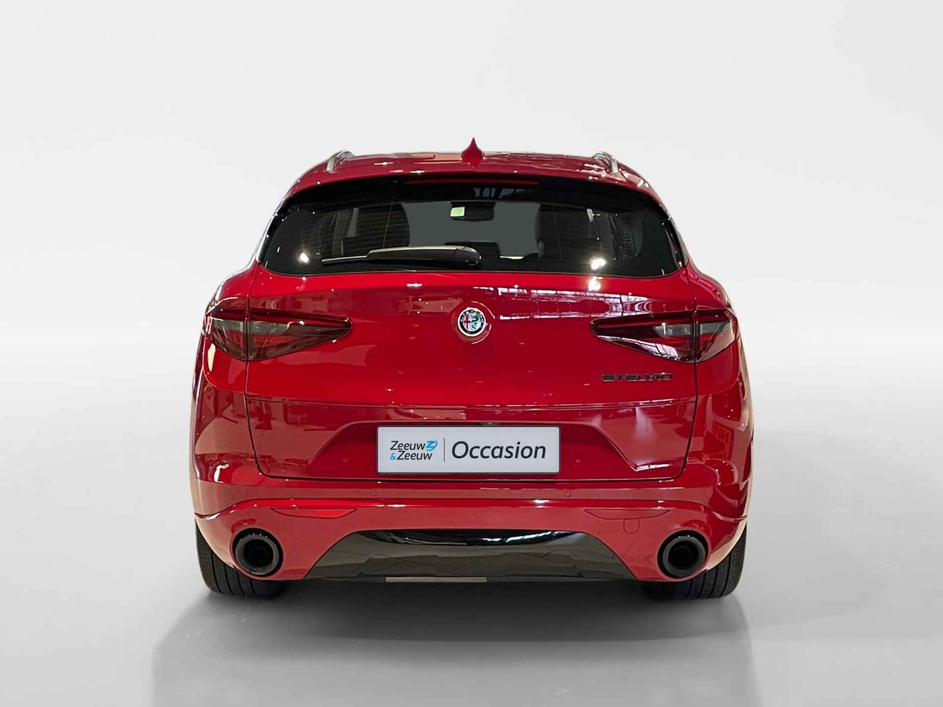 Alfa Romeo Stelvio 2.0 T AWD Super 200PK AUTOMAAT | Rosso Alfa | All Season banden | Cruise control | Climate control | Afneembare trekhaak | 4x4 | Navigatie | Lederen bekleding | Bi-led verlichting | Side skirts in kleur | 20'' Lichtmetalen wielen | - 3/50