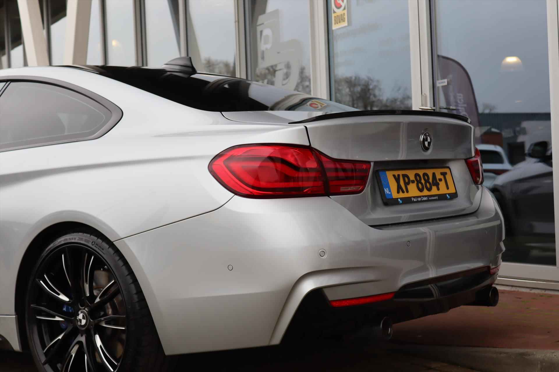 BMW 4-Serie Coupé (f32) 430i AUTOMAAT M-SPORT PLUS PACK Leer | Head Up | 1e Eigenaar | 360 Camera | 20 Inch Lm | Harman Kardon |  Memory | Elect. Trekh. | Stoelverw.| Led | - 14/62