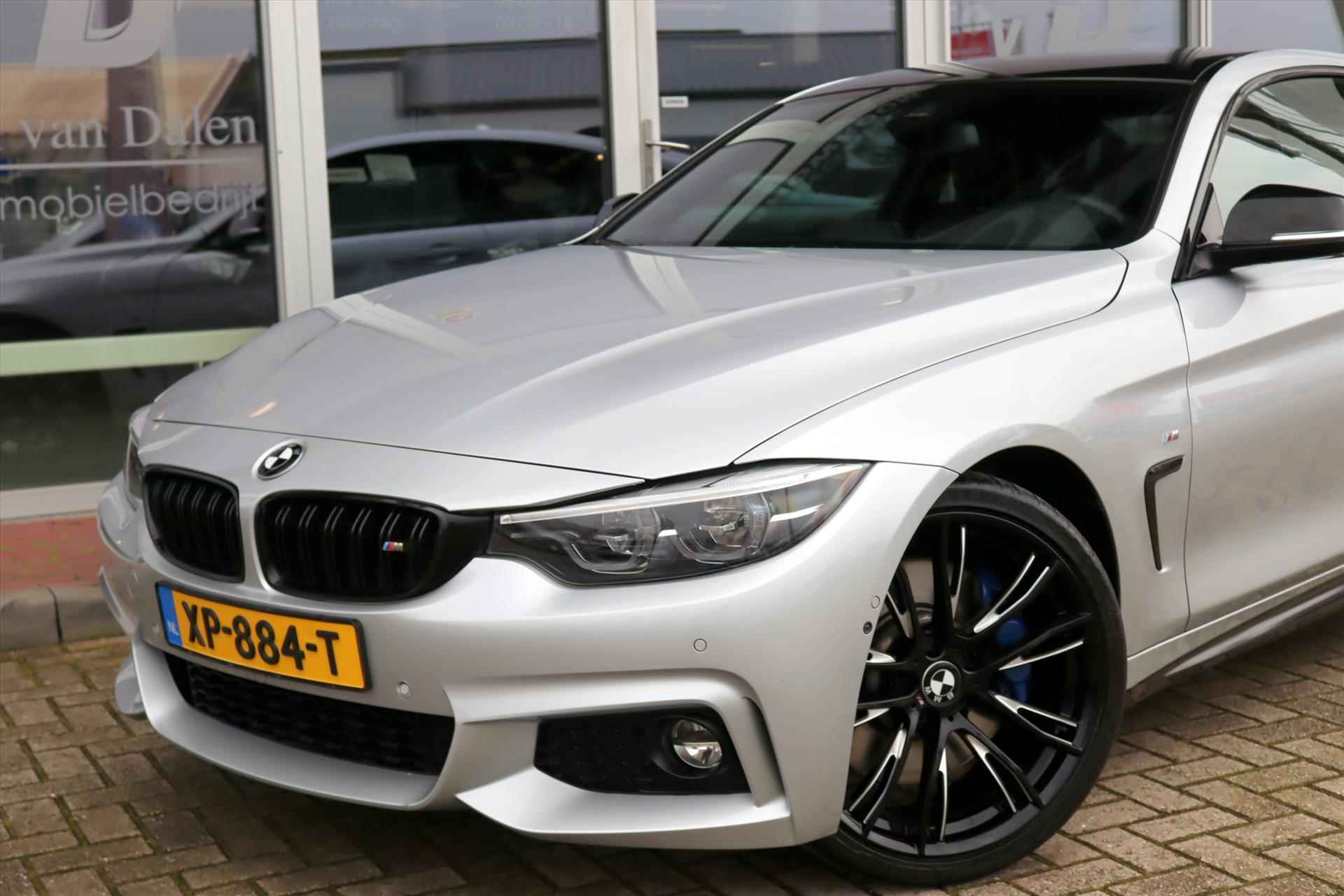 BMW 4-Serie Coupé (f32) 430i AUTOMAAT M-SPORT PLUS PACK Leer | Head Up | 1e Eigenaar | 360 Camera | 20 Inch Lm | Harman Kardon |  Memory | Elect. Trekh. | Stoelverw.| Led | - 58/62