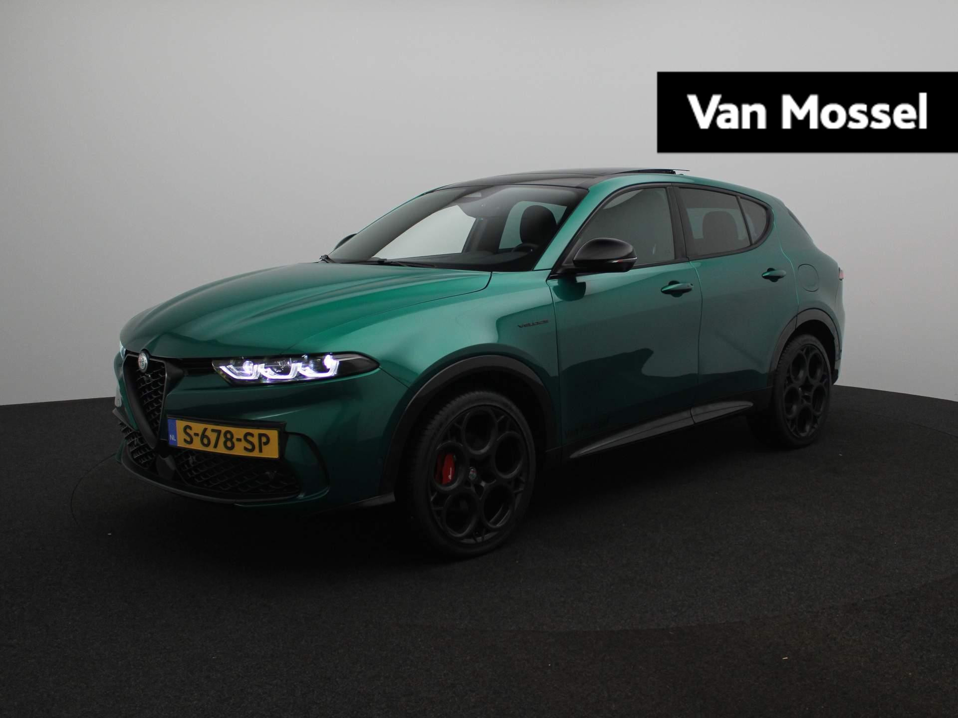 Alfa Romeo Tonale 1.3T PHEV 280pk Veloce Q4 | 20'' Velgen | Panoramadak | Led Sfeerlicht | Alcantara Interieur | 360 Camera | Stoel + Stuurverwarming |