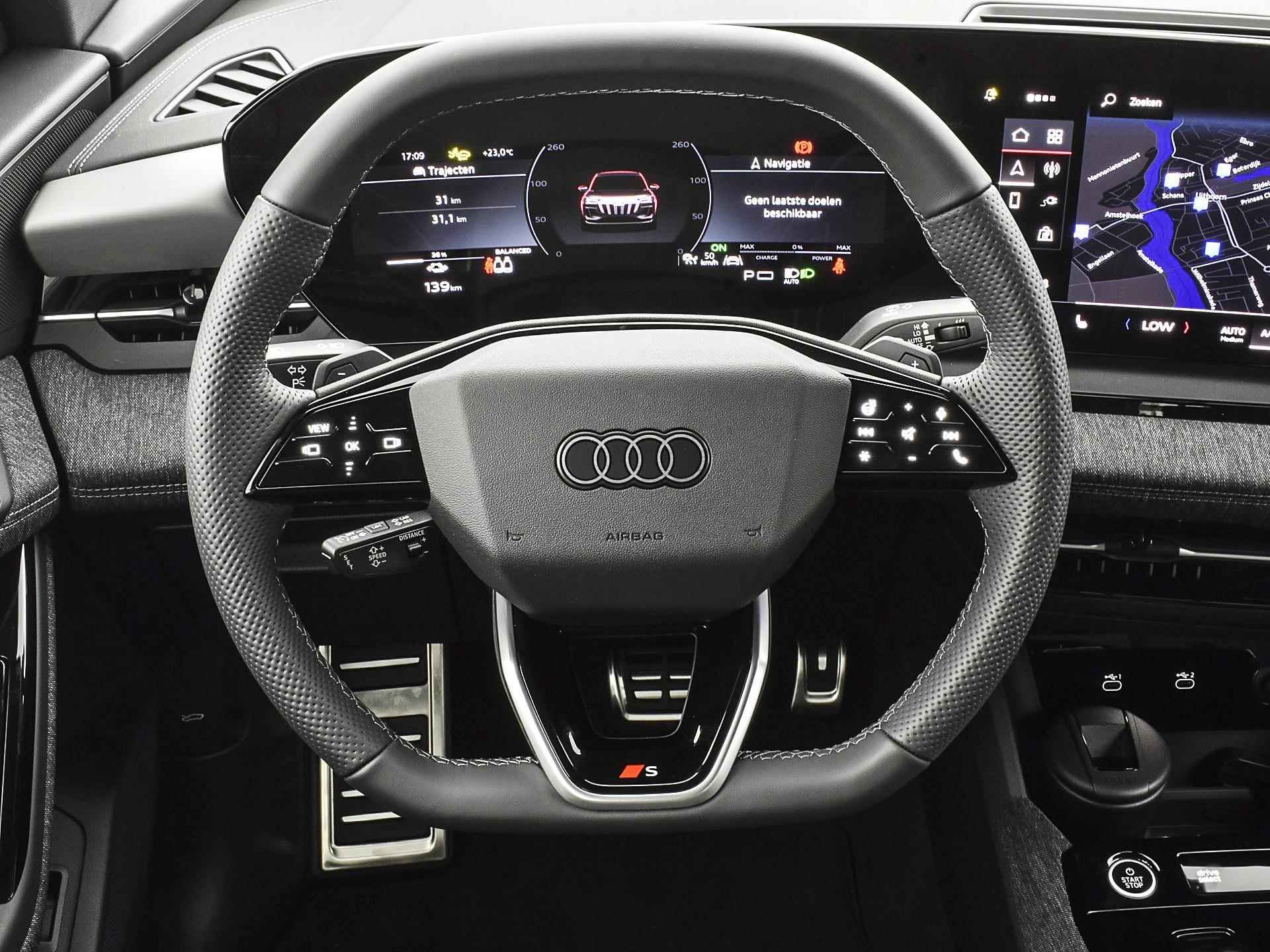 Audi Q6 e-tron S edition performance 100 kWh · Luchtvering · Adaptive cruise control · Camera's rondom - 20/42