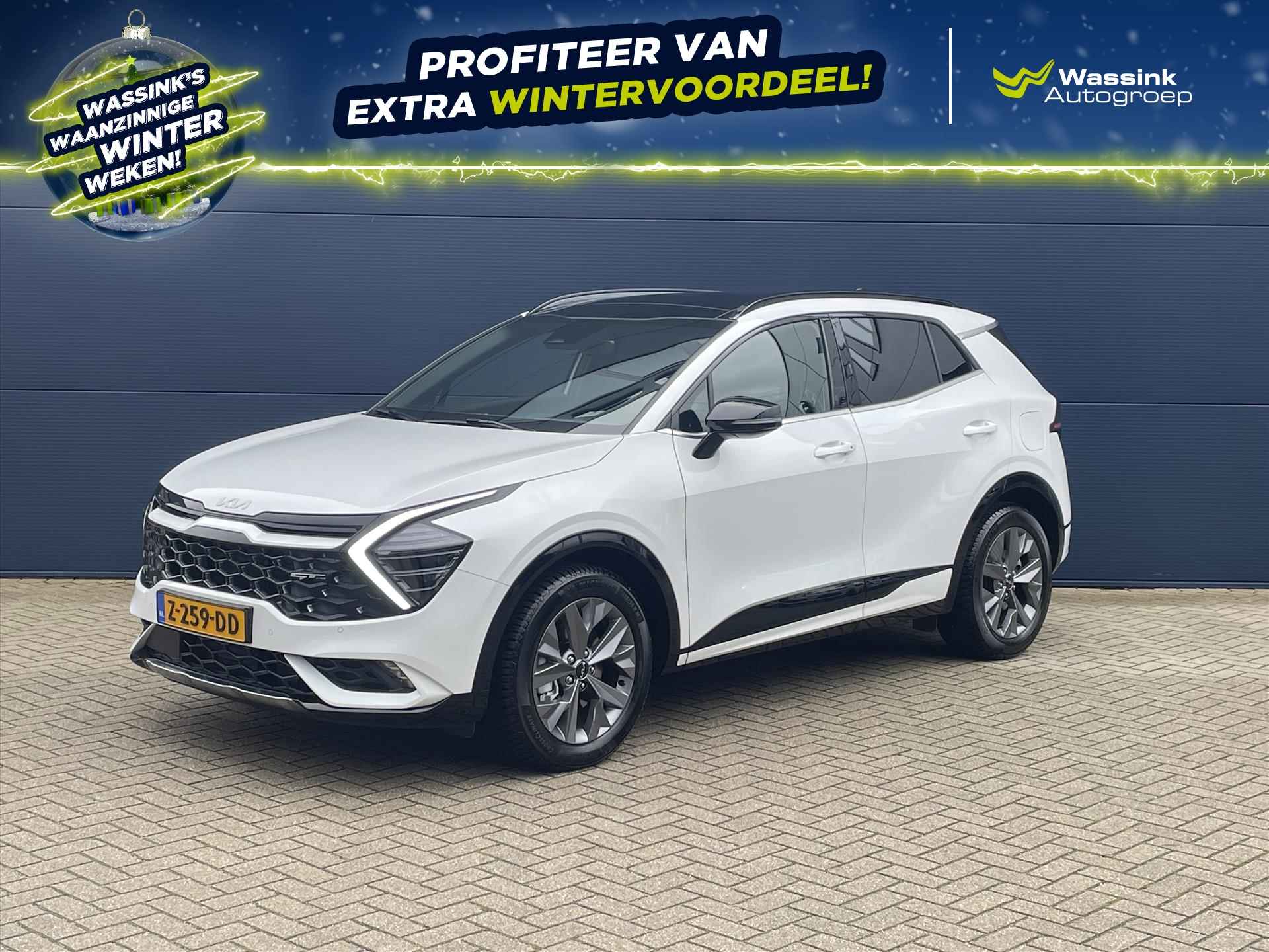 KIA Sportage 1.6 T-GDi 230pk Hybrid AT6 GT-Line | trekhaak 1650KG | BTW auto | NL auto Unieke stand! - 1/51