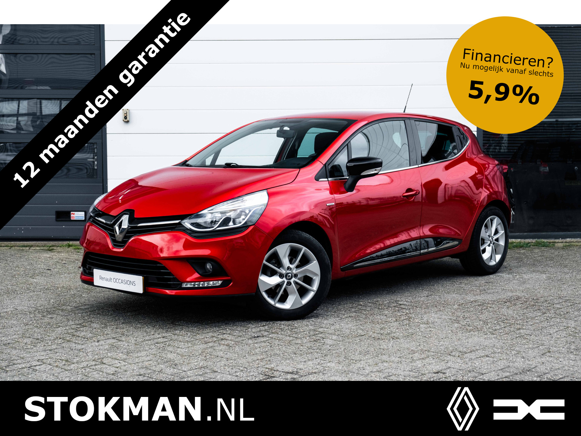 Renault Clio 0.9 TCe Limited | Trekhaak afneembaar | Airco | Parkeersensoren achter | LM Velgen | incl. Bovag rijklaarpakket met 12 maanden garantie | bij viaBOVAG.nl