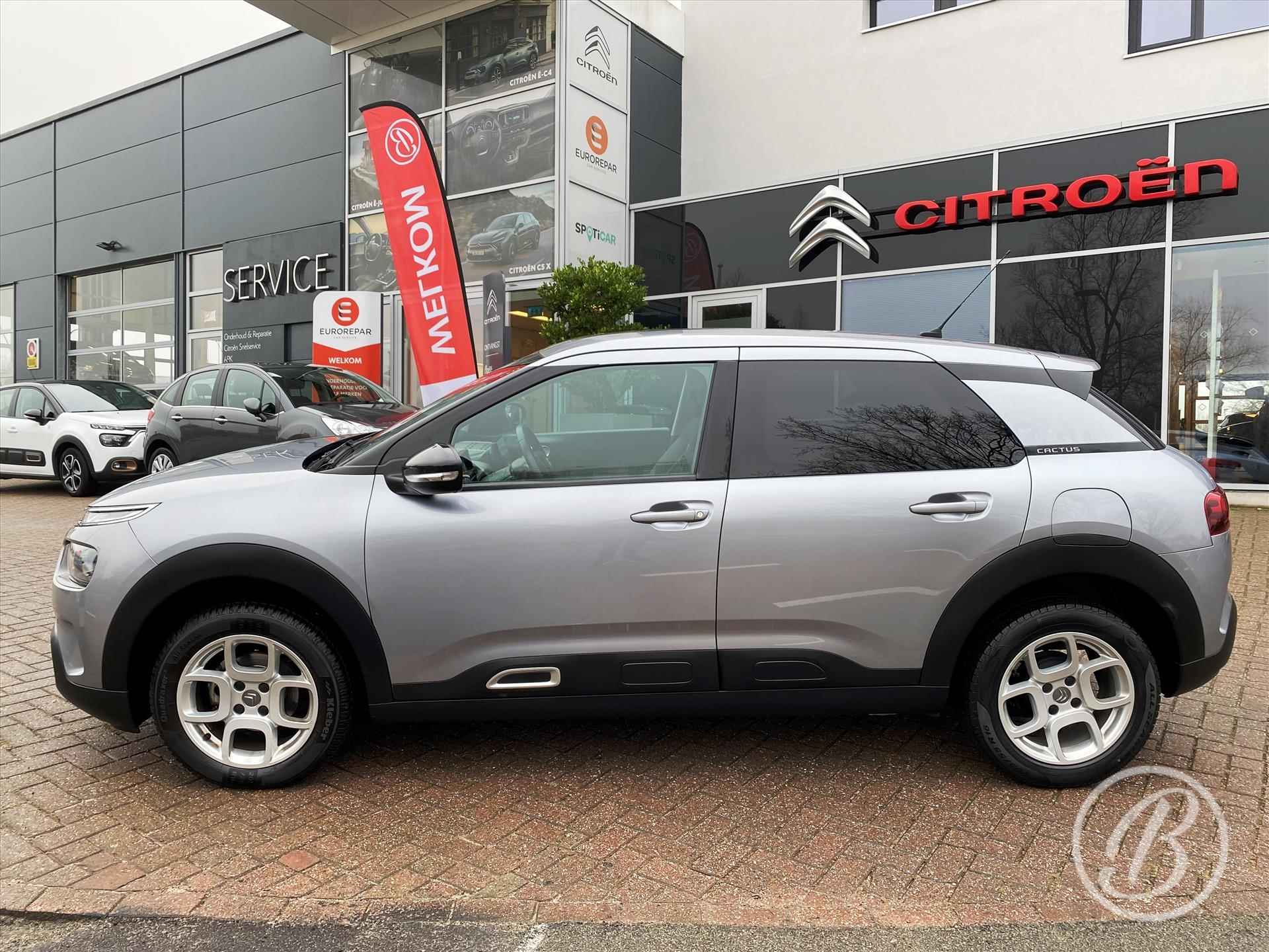 CITROEN C4 Cactus 1.2 Turbo 110pk  Shine | 16 inch velgen, parkeersensoren voor en achter, verw. voorstoelen, navigatie, apple, android, camera, cruise- en climate - 3/56