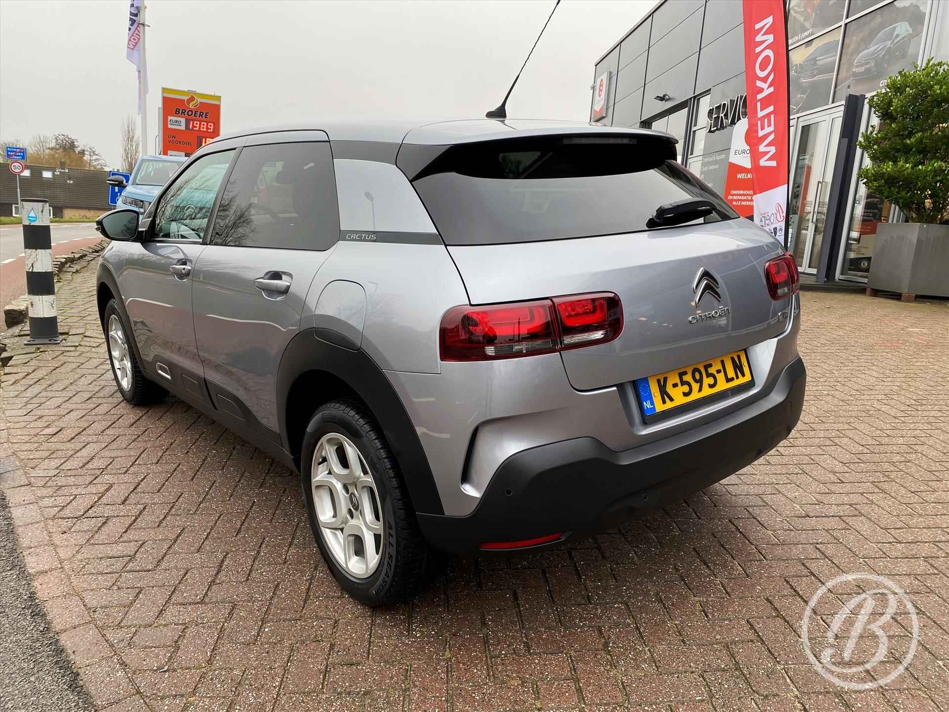 CITROEN C4 Cactus 1.2 Turbo 110pk  Shine | 16 inch velgen, parkeersensoren voor en achter, verw. voorstoelen, navigatie, apple, android, camera, cruise- en climate - 4/56