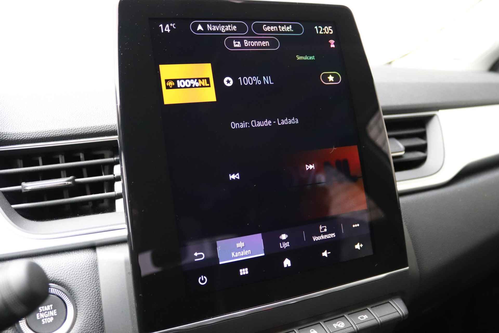 Renault Captur 1.0 TCe 90 Techno | Navigatie 9,3" | Apple Carplay | Climate Control | LED koplampen | Bose Audio | 360° Camera | Parkeersensoren | LMV 18" | Two-Tone | - 19/33