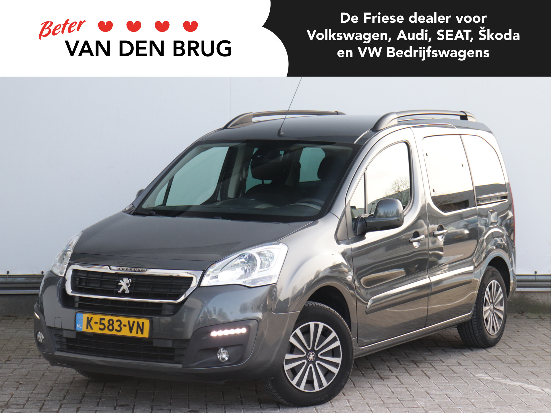 Peugeot Partner Tepee 1.2 PureTech Active | 5-zit | Trekhaak | Cruise Control | Airco | Dealer Onderhouden |